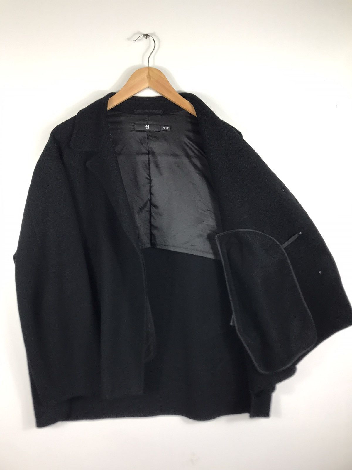 Jil Sander × Uniqlo 🔥Jil Sander Uniqlo Wool Button Cropped Coat Jacket Size US XL / EU 56 / 4 - 7 Thumbnail