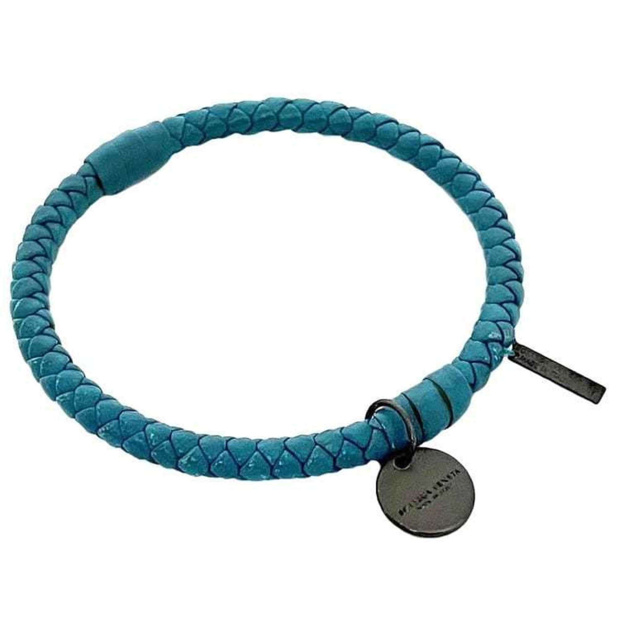 Bottega Veneta Bottega Veneta Bangle Light Blue Intrecciato