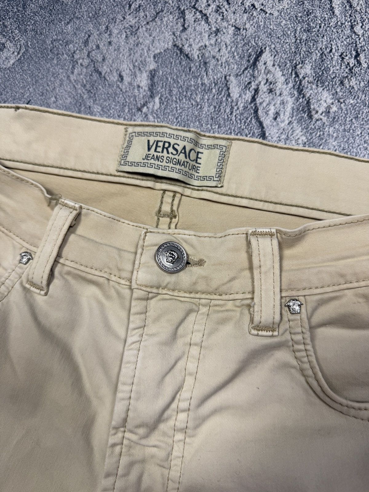 Versace Vintage Versace Jeans Signature With Metal Medusa Jeans Y2K Size US 35 - 5 Thumbnail