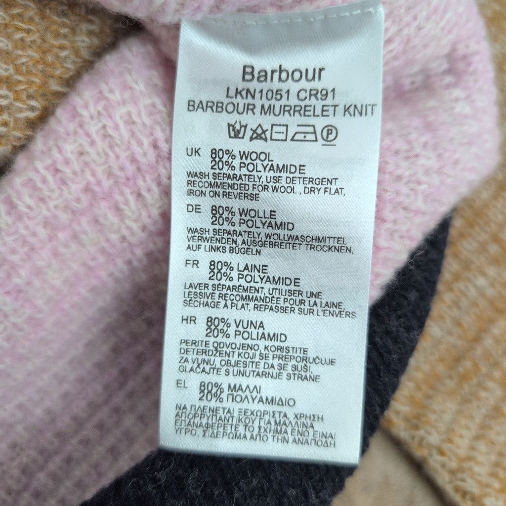 Barbour Ladies' Barbour Italian Made Colorblock Wool Blend Sweater Size XL / US 12-14 / IT 48-50 - 3 Thumbnail
