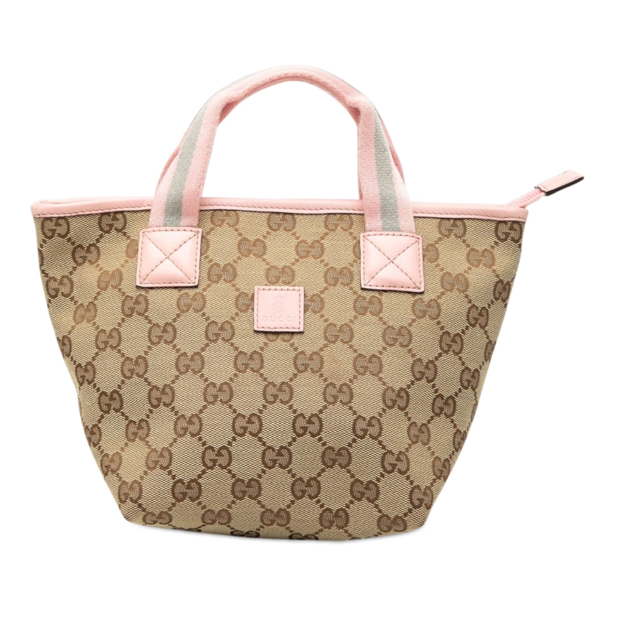 Gucci Childrens Mini GG Canvas Web Handbag Size ONE SIZE - 1 Thumbnail