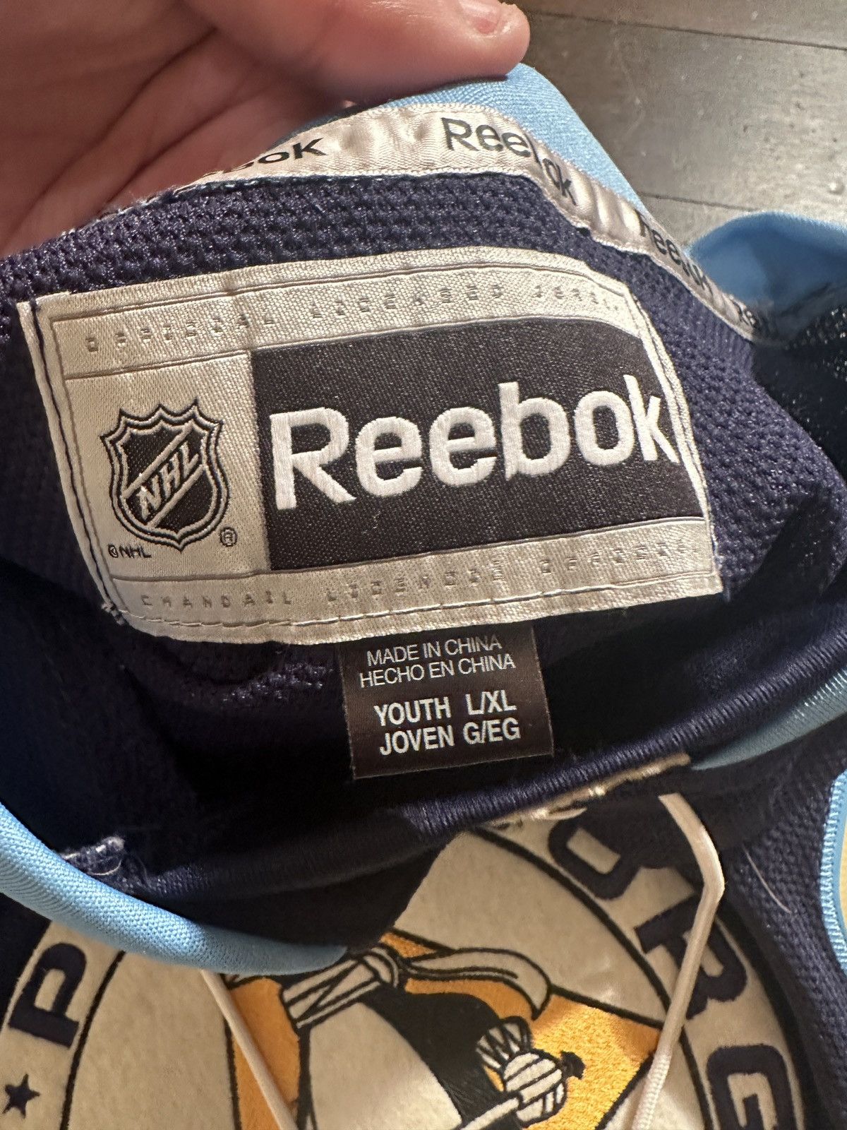 NHL × Reebok Sydney Crosby jersey YOUTH L Size US XXS / EU 40 - 3 Thumbnail
