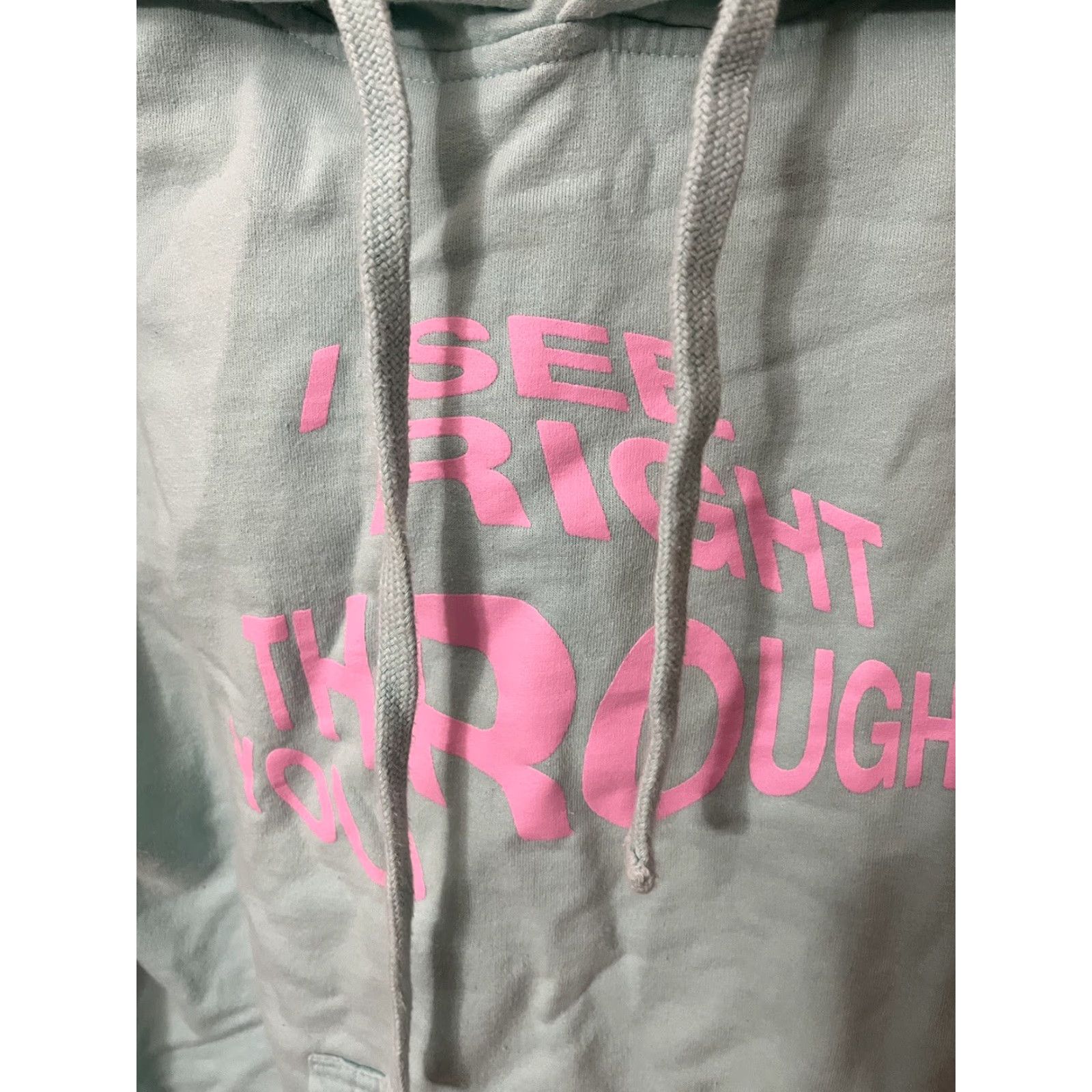 Anti Social Social Club Anti Social Social Club ASSC Hoodie Mint Green Pink Size S I See Right Through Size US S / EU 44-46 / 1 - 3 Thumbnail