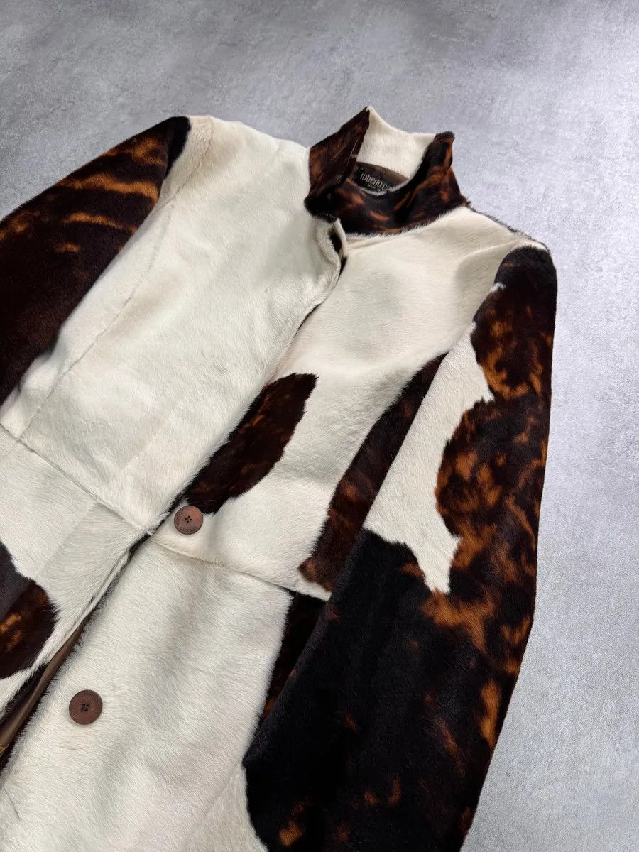 Roberto Cavalli FW2000 Roberto Cavalli Cow Fur Trench Coat Size XS / US 0-2 / IT 36-38 - 5 Thumbnail