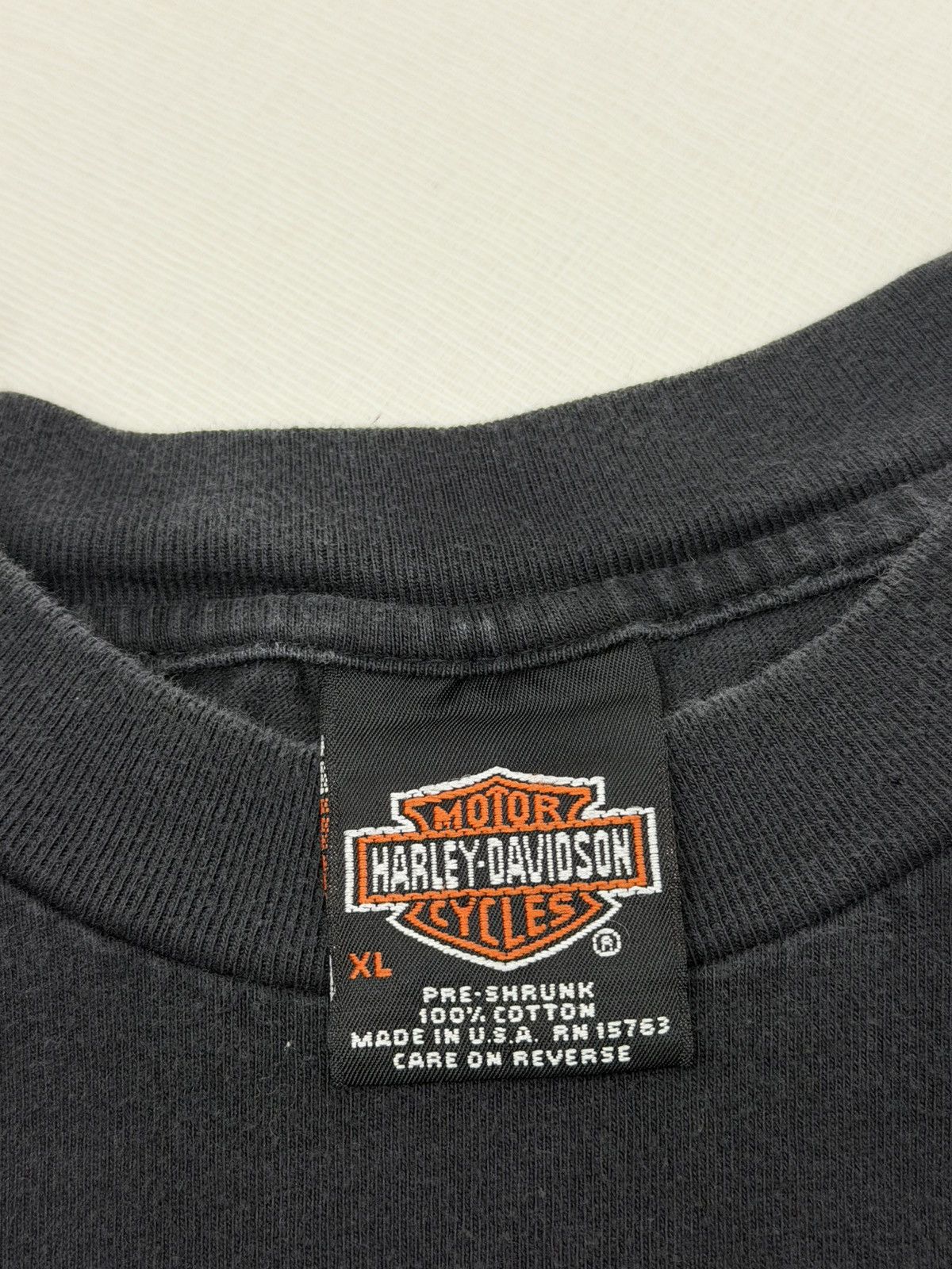 Harley Davidson Vintage 90s Harley Davidson Red Deer, Alberta Canada XL USA Size US XL / EU 56 / 4 - 5 Thumbnail