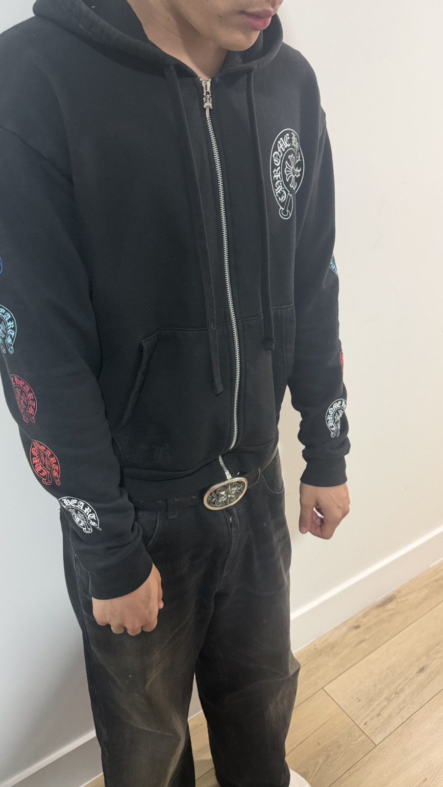 Chrome Hearts Chrome hearts multi color horseshoe zip up Size US XS / EU 42 / 0 - 8 Thumbnail