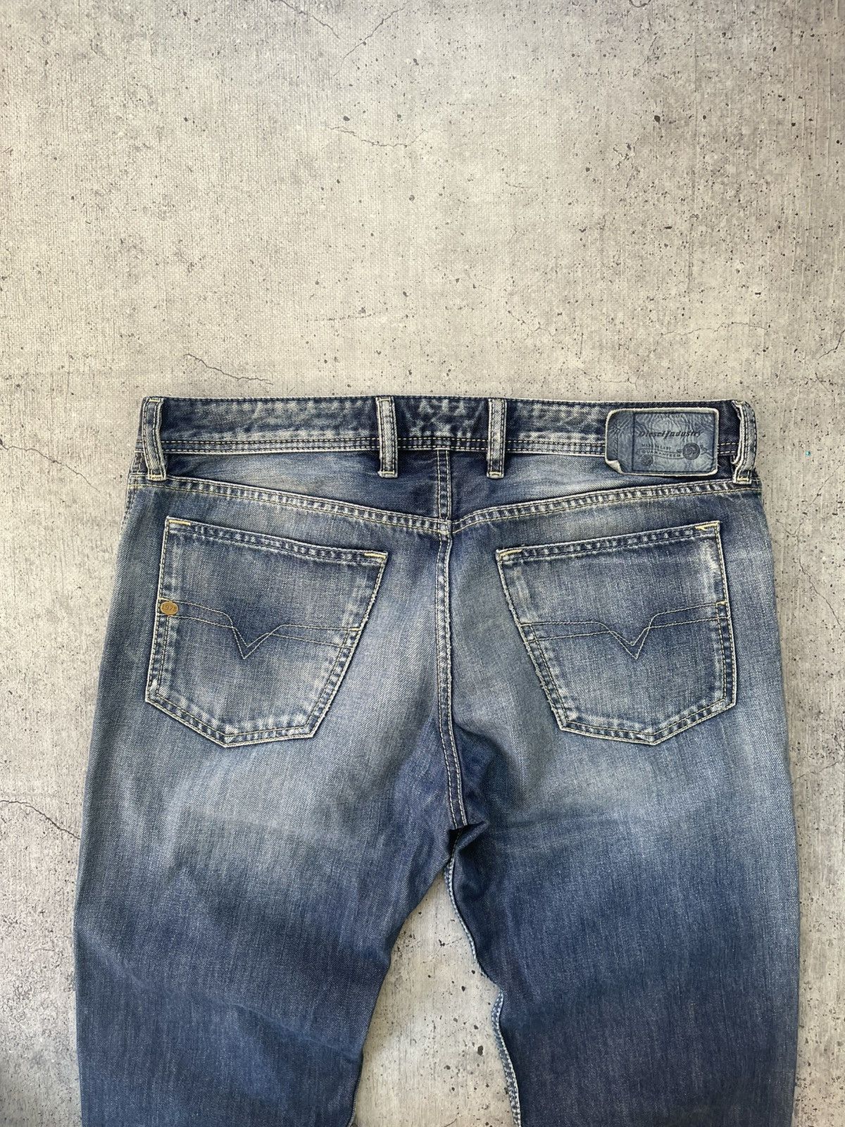 Diesel × Vintage Crazy Flare Vtg Diesel Jeans Dark Blue Italian Made 🇮🇹 Size US 33 - 2 Thumbnail