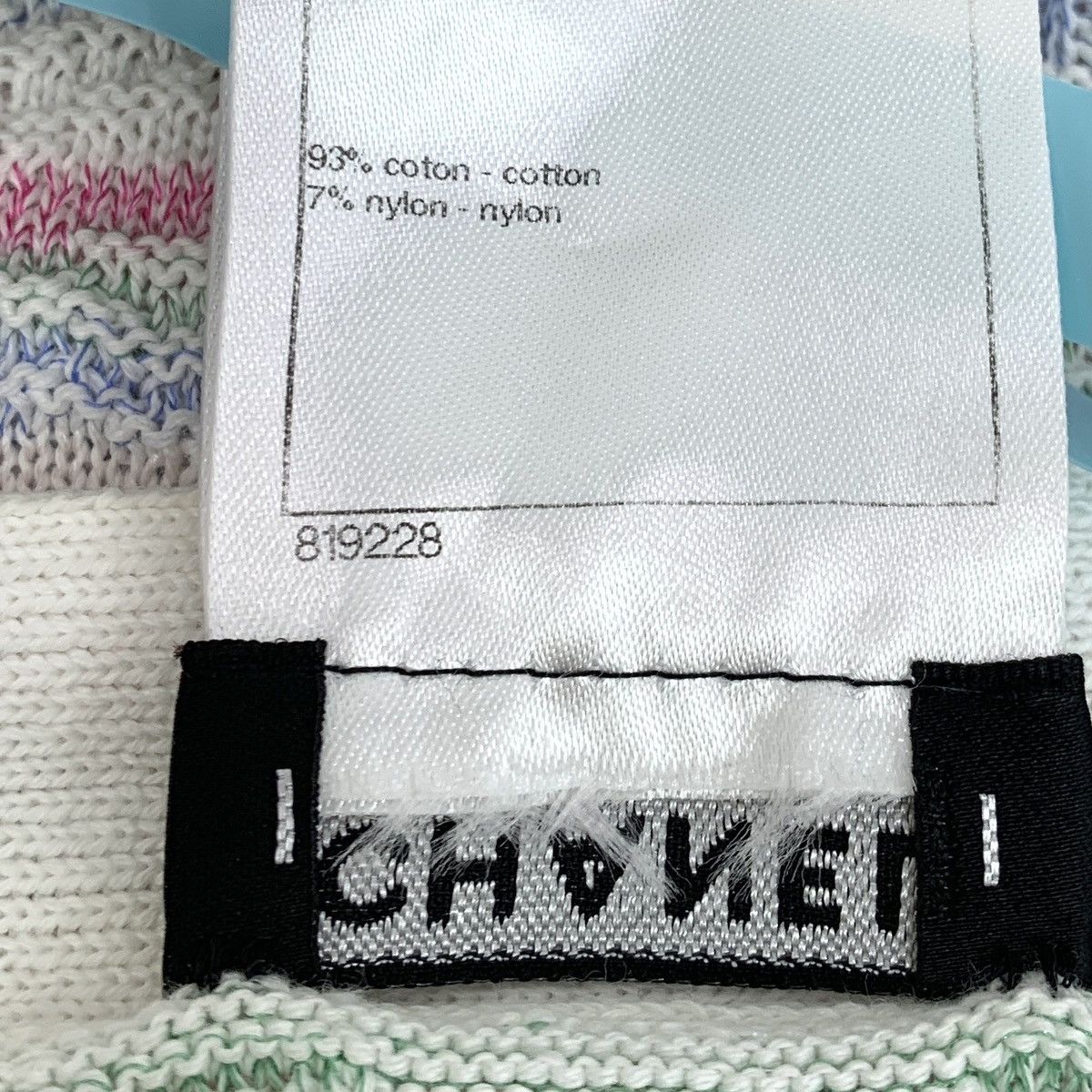 Chanel Chanel Colorblocked Striped Cotton Drop Shoulder Knit Dress Size XS / US 0-2 / IT 36-38 - 8 Thumbnail