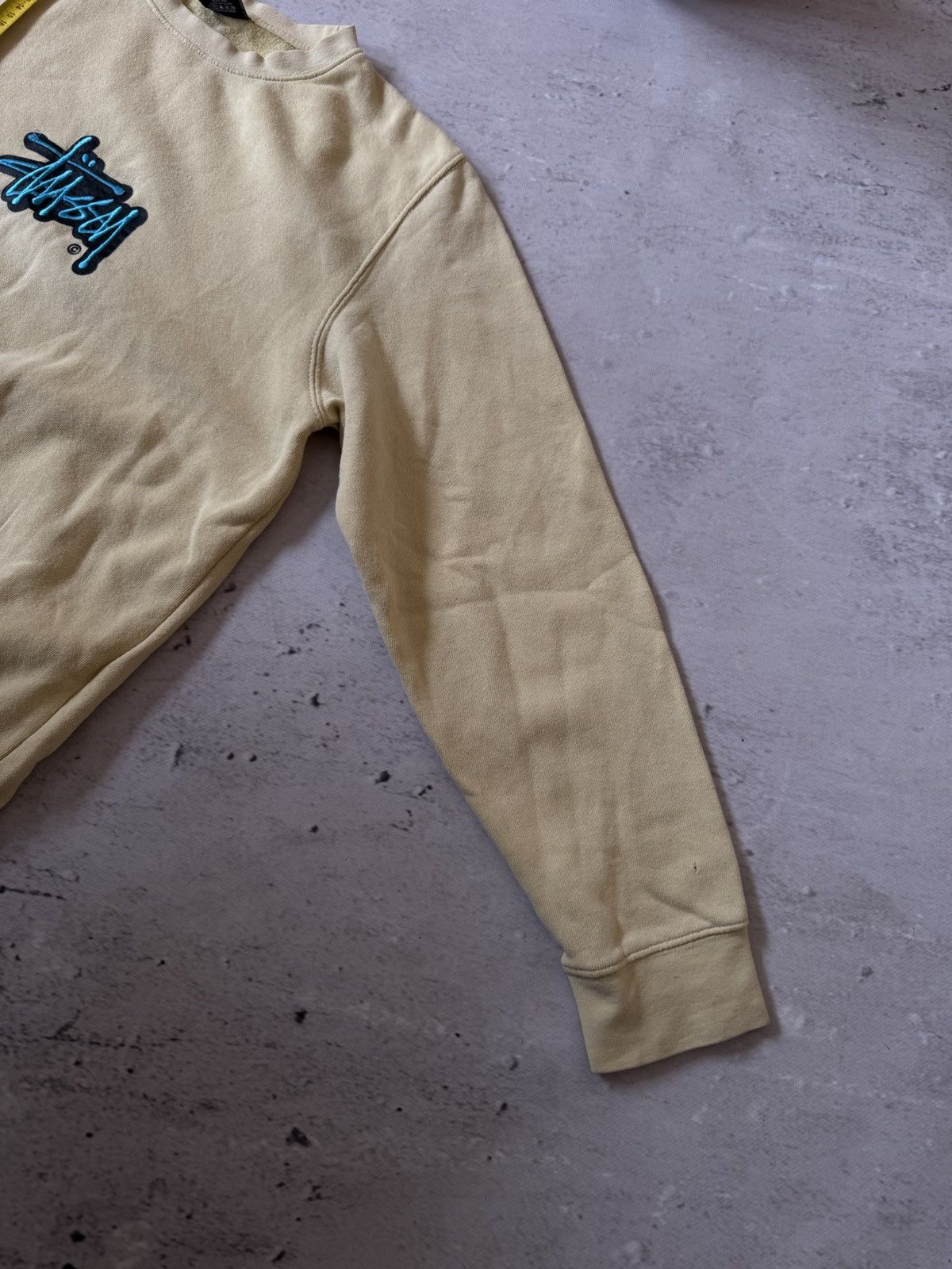 Stussy × Vintage STUSSY CENTER HAFT LOGO OVERSIZE BAGGY FIT SWEATSHIRT Size US S / EU 44-46 / 1 - 10 Thumbnail
