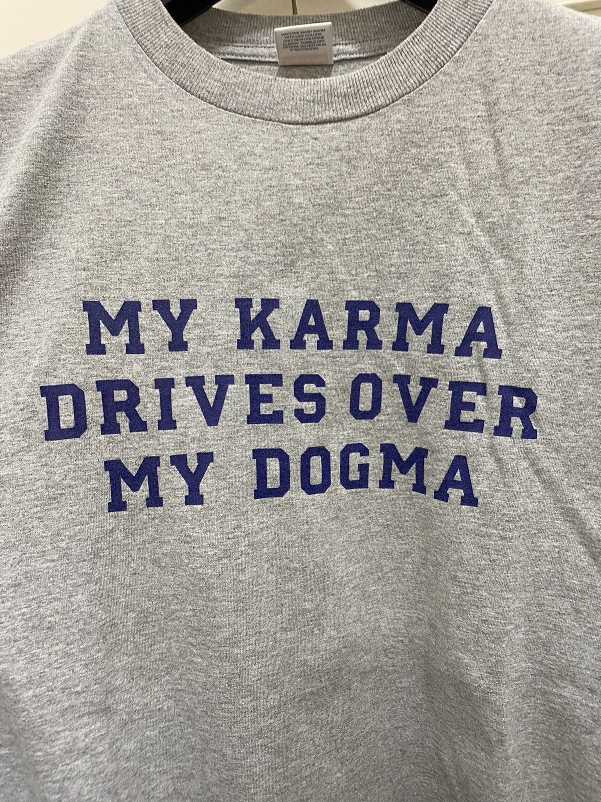 Supreme Supreme Karma T-shirt, size XL, gray, with print, used Size US XL / EU 56 / 4 - 4 Thumbnail