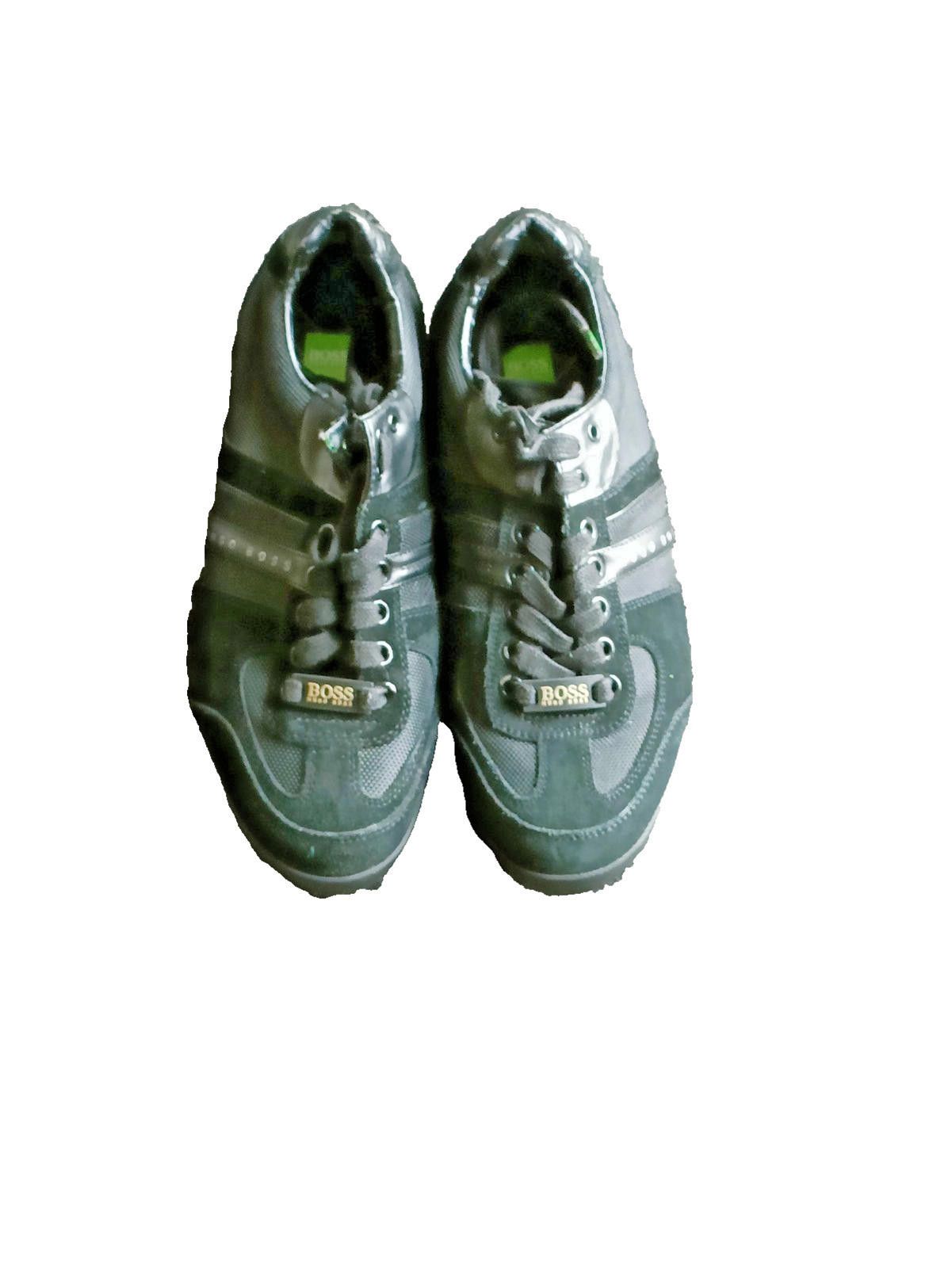 Hugo Boss Hugo Boss Men Black Spacit Trainers 39 50247504 Lace Up Size US 7 / EU 40 - 1 Thumbnail