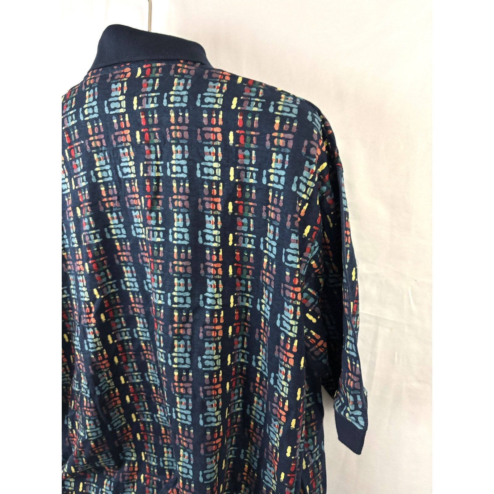 Robert Stock VTG Robert Stock Colorful Geometric Polo Shirt M Short Size US M / EU 48-50 / 2 - 8 Thumbnail