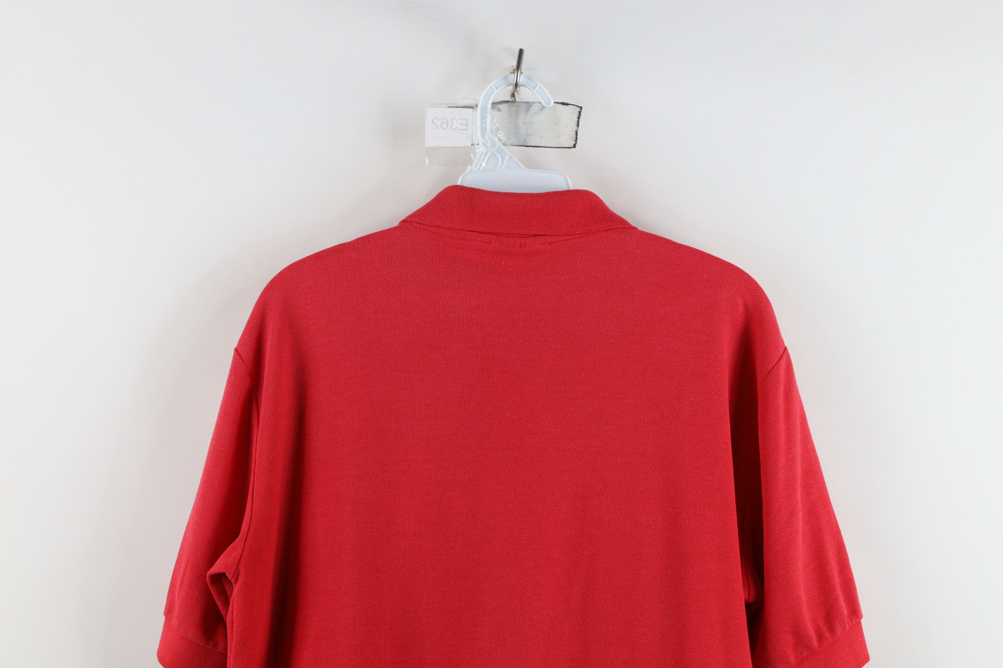 Levi's Vintage 80s Levis Spell Out Short Sleeve Golf Polo Shirt Red Size US L / EU 52-54 / 3 - 11 Thumbnail