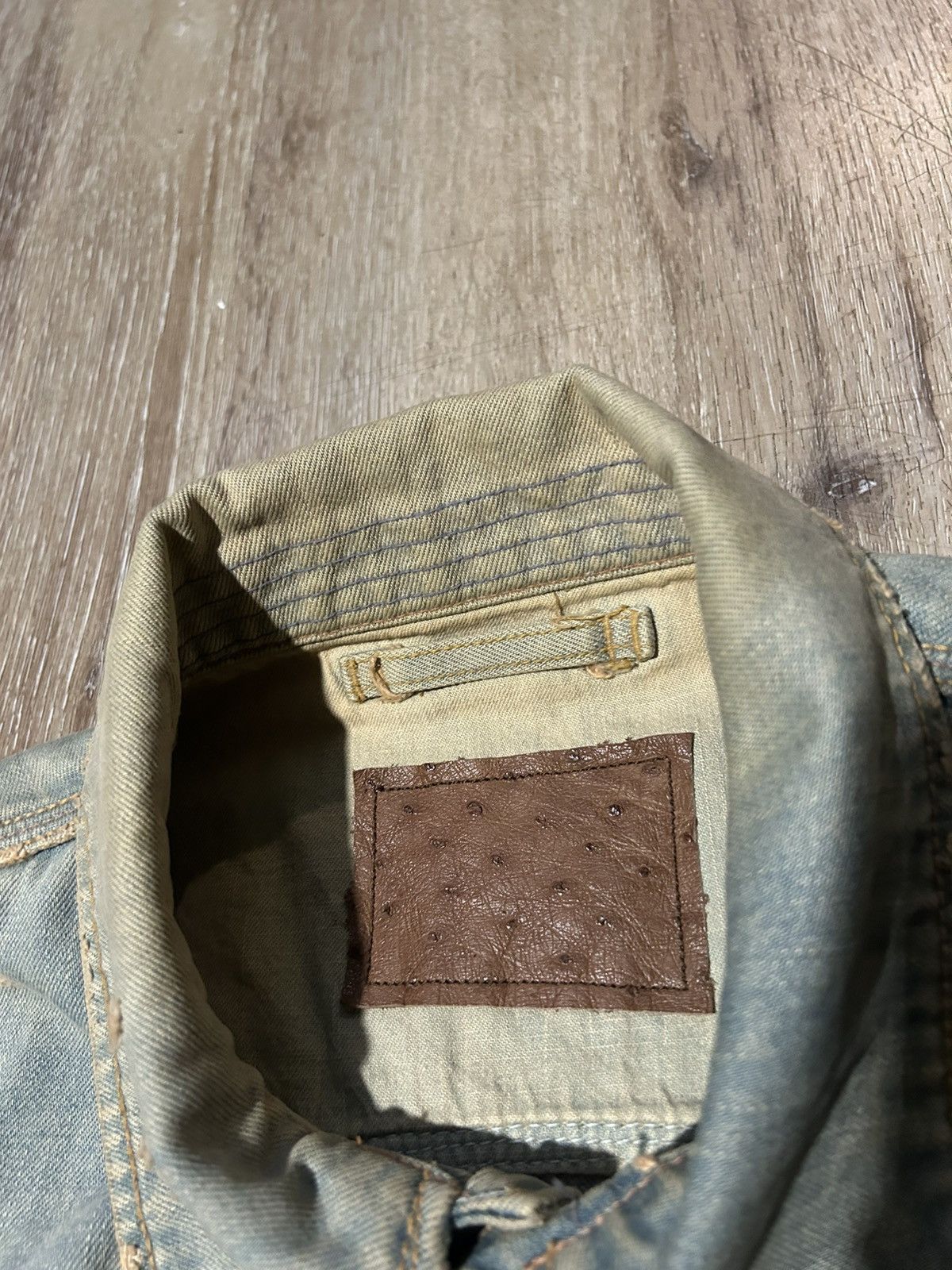 GOA Vintage GOA Mudwash Distressed Selvedge Denim Jacket Size US S / EU 44-46 / 1 - 5 Thumbnail