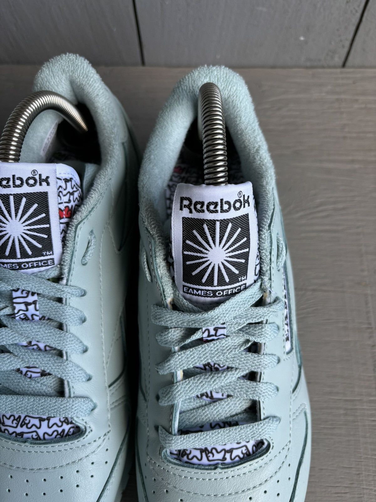 Other × Reebok Reebok x Eames Office Elephant Classic Leather Mint Sneakers Size US 7 / EU 40 - 4 Thumbnail