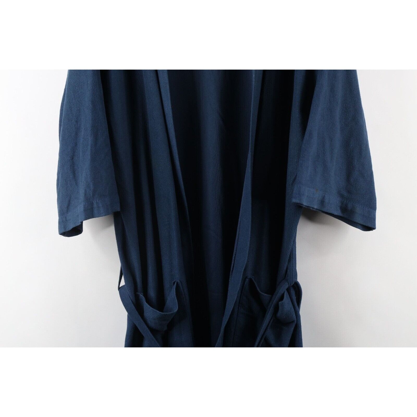 Vintage Vintage 60s 70s StreetwearFaded Velour Belted Bath Robe Size US L / EU 52-54 / 3 - 3 Thumbnail