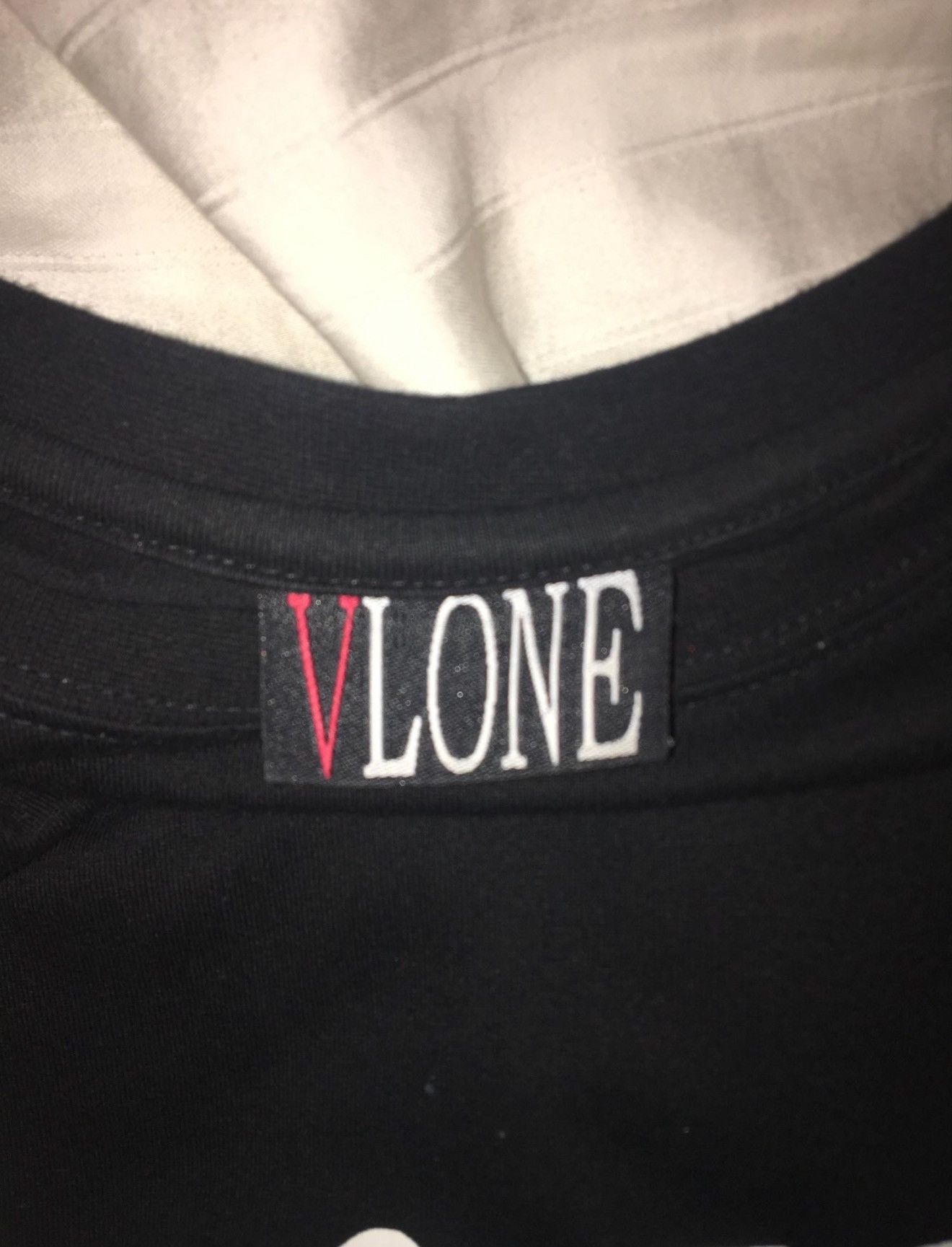 Vlone Black Staple Long Tee Size US L / EU 52-54 / 3 - 3 Thumbnail
