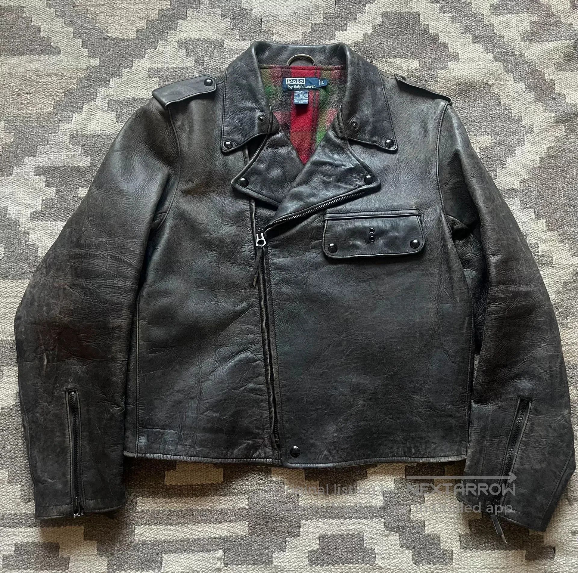 RRL Ralph Lauren Ralph Lauren BUCO Prototype Leather Jacket. Size US L / EU 52-54 / 3 - 1 Thumbnail