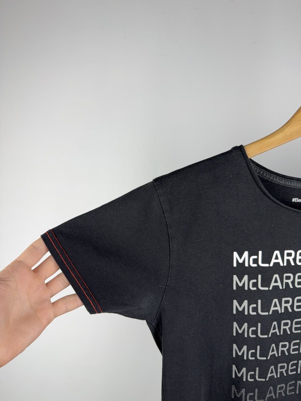 Malcolm McLaren Vintage 00s Racing F1 Formula One McLaren x Honda t shirt Size M / US 6-8 / IT 42-44 - 7 Thumbnail