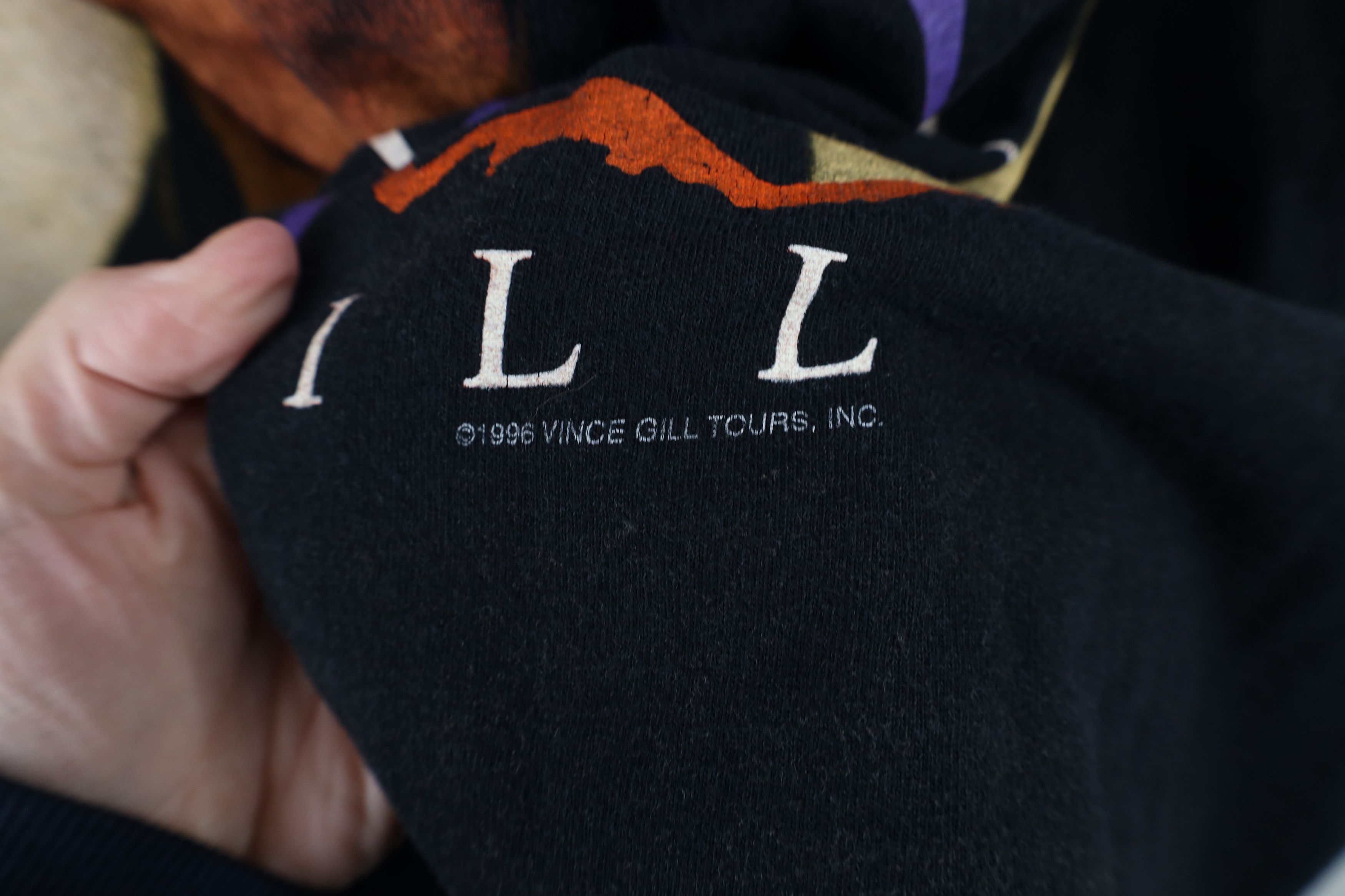 Vintage Vintage 90s Gill Band Short Sleeve T-Shirt Black Cotton USA Size US XL / EU 56 / 4 - 9 Thumbnail