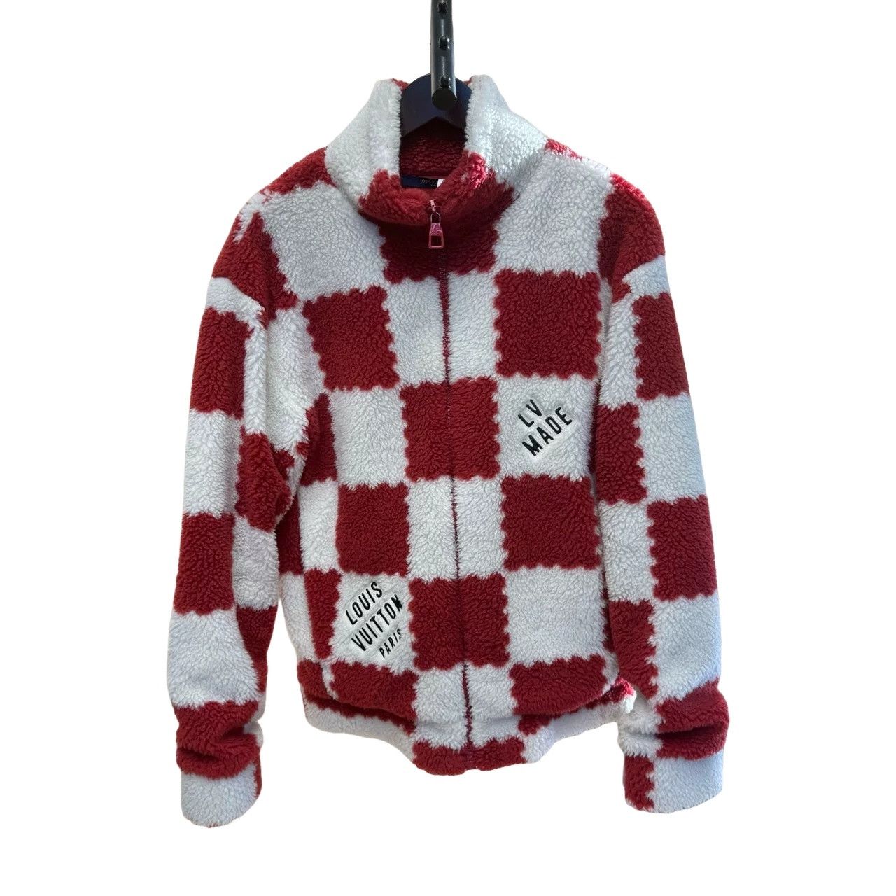 Louis Vuitton Louis Vuitton x Nigo Checkered Fleece Jacket L Size US L / EU 52-54 / 3 - 1 Thumbnail