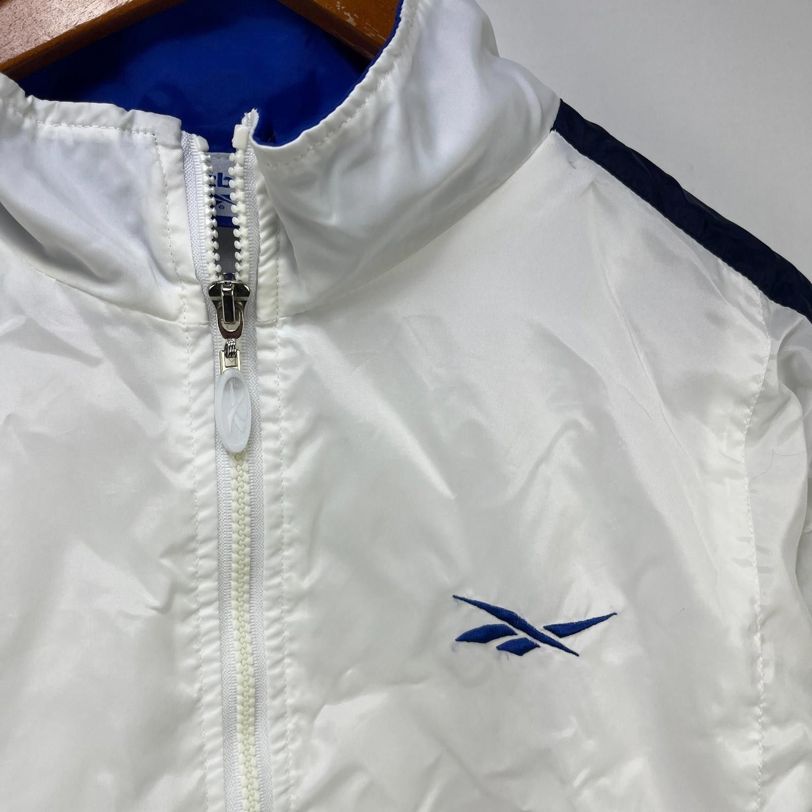 Reebok Vintage 90s Reebok Windbreaker Jacket Womens Large Size L / US 10 / IT 46 - 3 Thumbnail