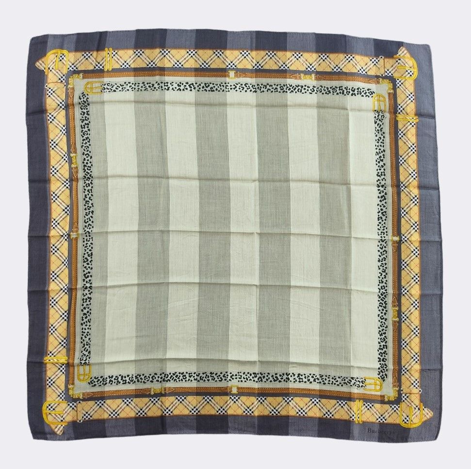Burberry Vintage Burberry Handkerchief Neckerchief Bandana H005B Size ONE SIZE - 1 Thumbnail