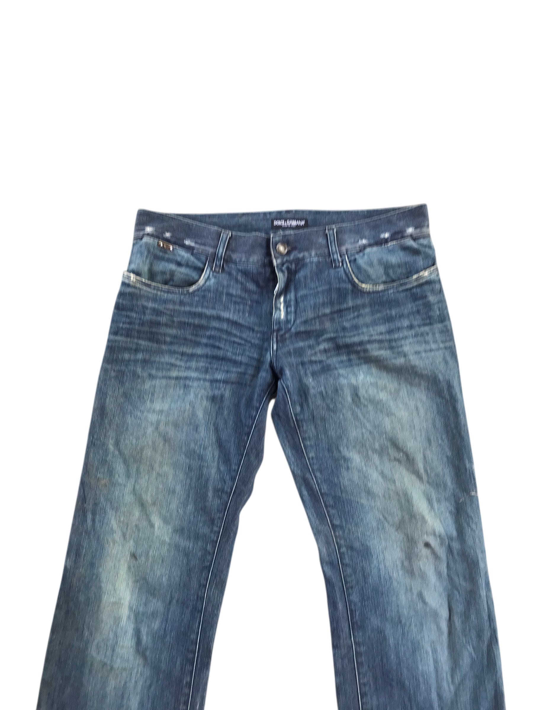 Dolce & Gabbana Heat‼️Dolce& Galbana Distressed Denim-Size 36-made in italy Size US 36 / EU 52 - 2 Thumbnail