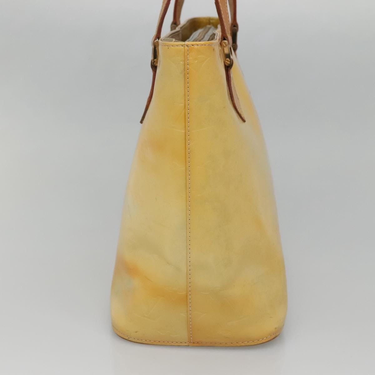 Louis Vuitton LOUIS VUITTON Monogram Vernis Houston Hand Bag Gris M91053 Size ONE SIZE - 4 Thumbnail