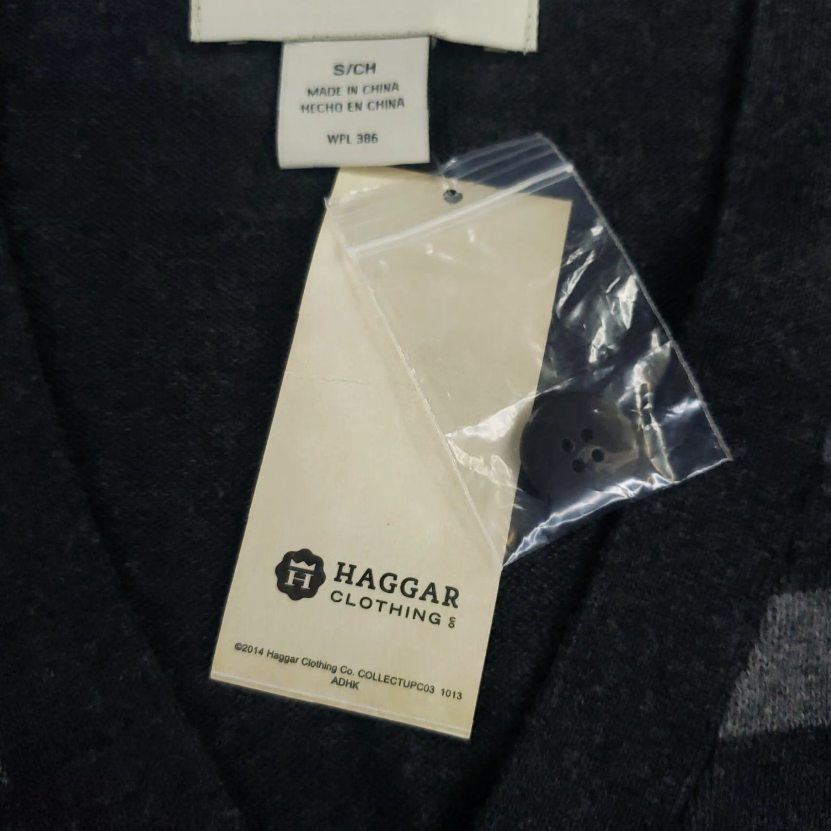 Haggar Haggar Mens Cardigan Sweater Small Gray Knit Long Sleeve V Neck Size US S / EU 44-46 / 1 - 7 Thumbnail
