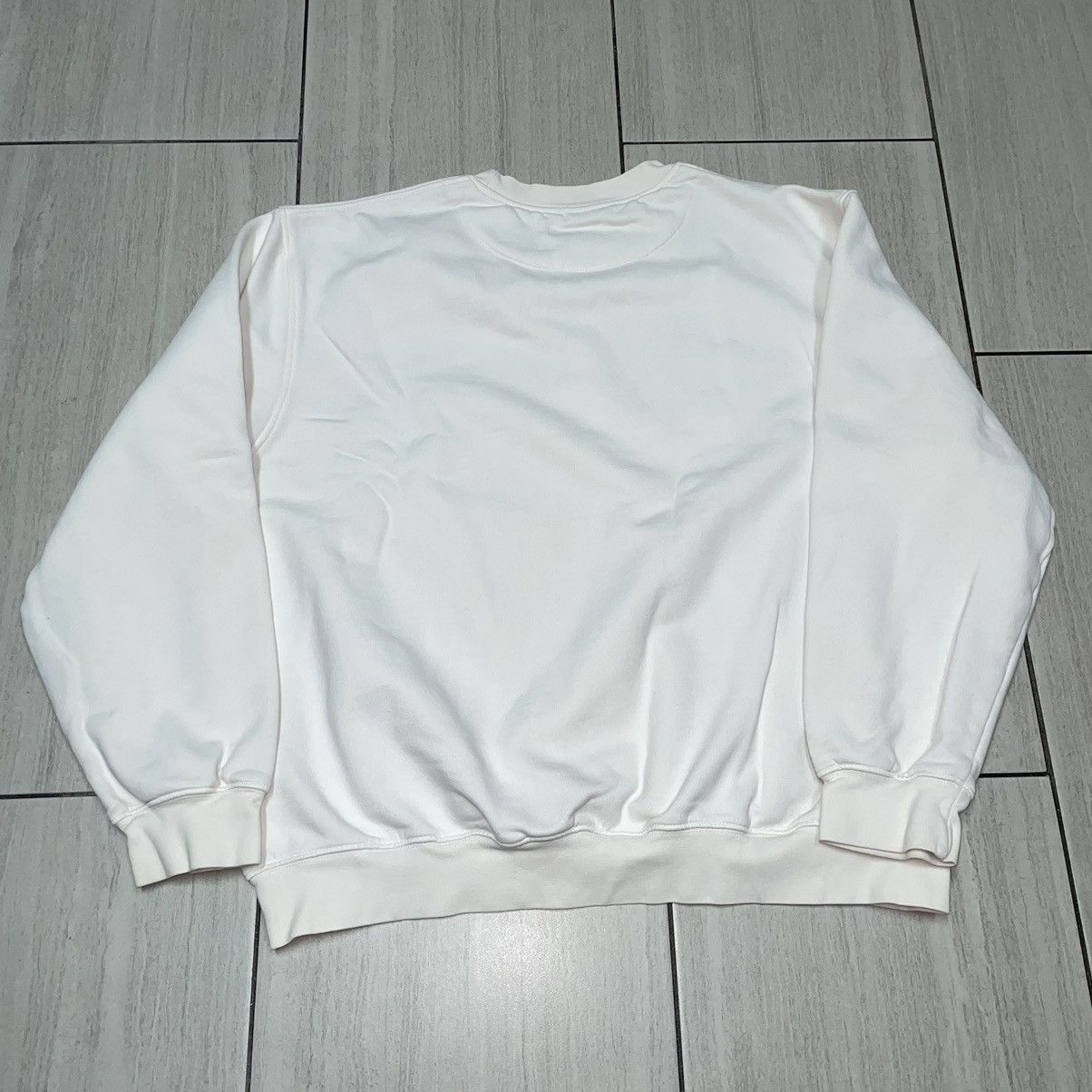 Nike Nike Cream Y2K Silver Tag Crewneck Size US L / EU 52-54 / 3 - 4 Thumbnail