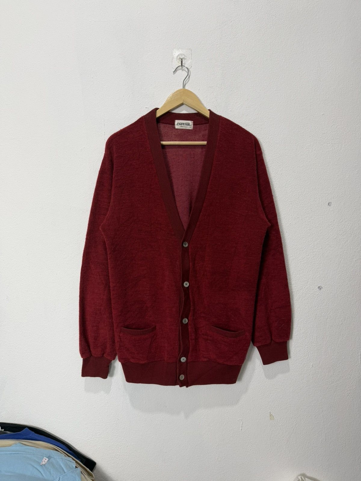Kapital Vintage Kapital Capital wool cardigan sweather Size L / US 10 / IT 46 - 1 Thumbnail