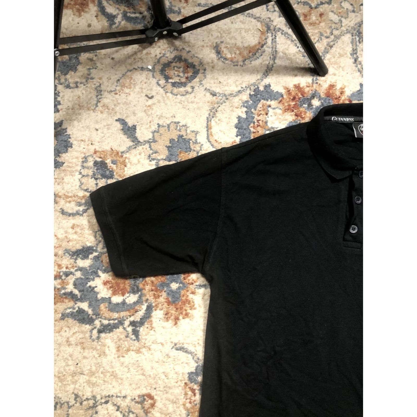 Vintage Guinness Polo Shirt Mens XL Black Short Sleeve Logo Harp Official Merchandise Polo Shirt Size US XL / EU 56 / 4 - 3 Thumbnail