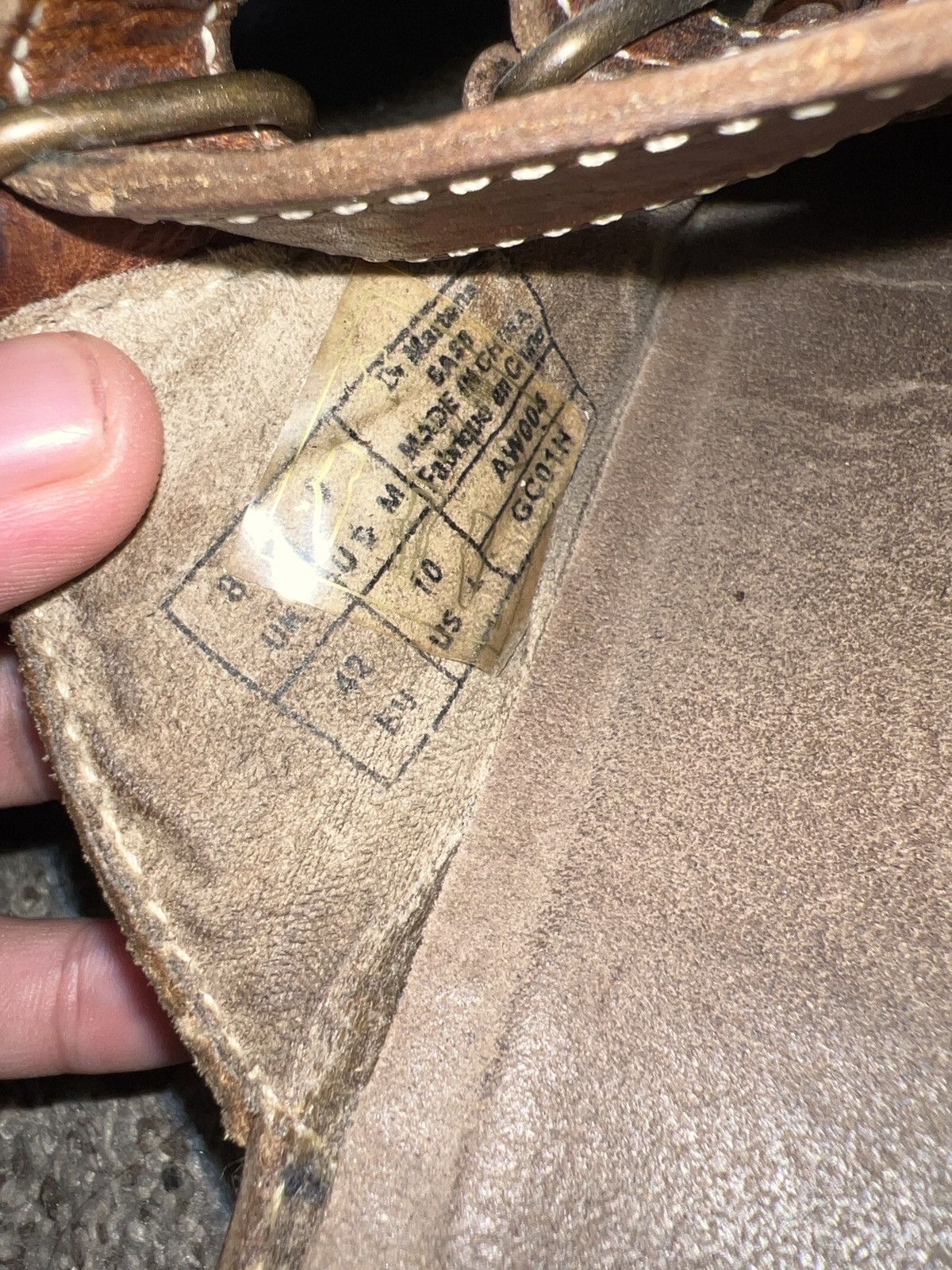 Dr. Martens × Vintage Vintage Dr. Martens Woman’s Brown Strap Sandals Size US 11 / IT 41 - 5 Thumbnail