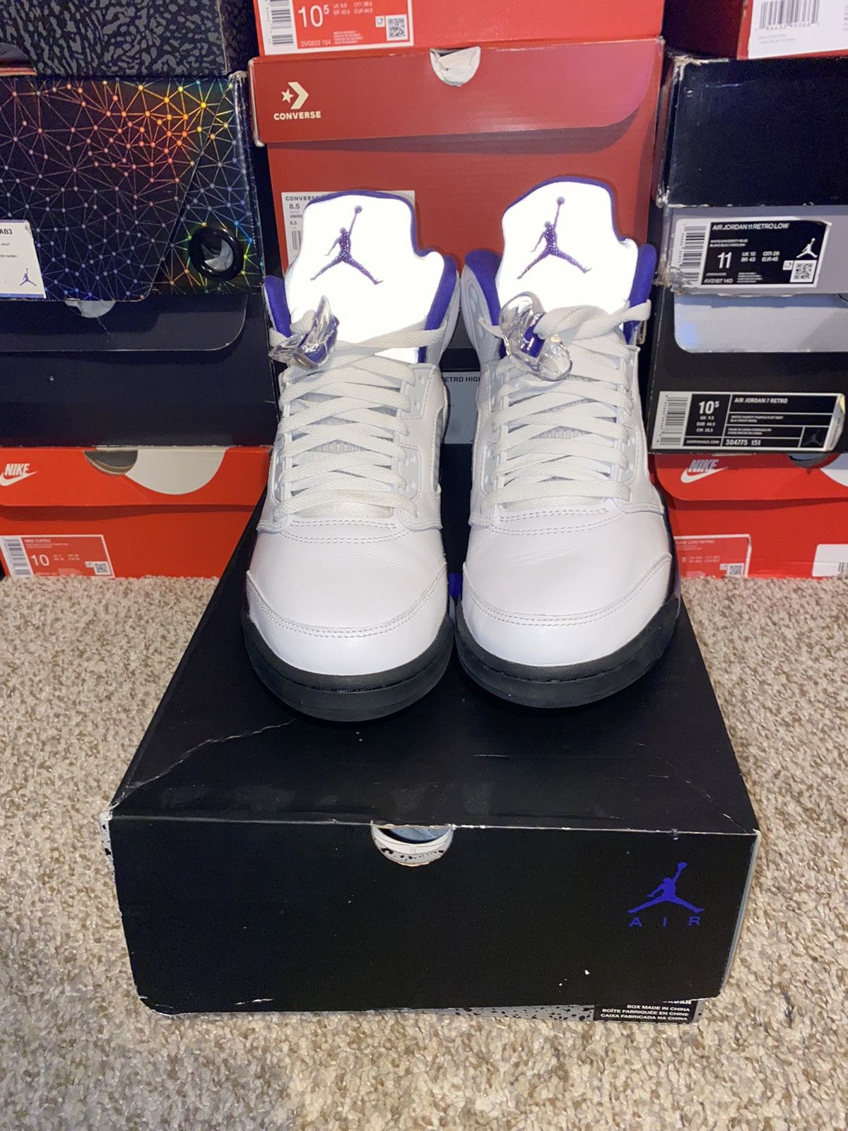 Jordan Brand × Nike “Wmns Size 8 Air Jordan 5 Retro Concord” Size US 8 / IT 38 - 3 Thumbnail