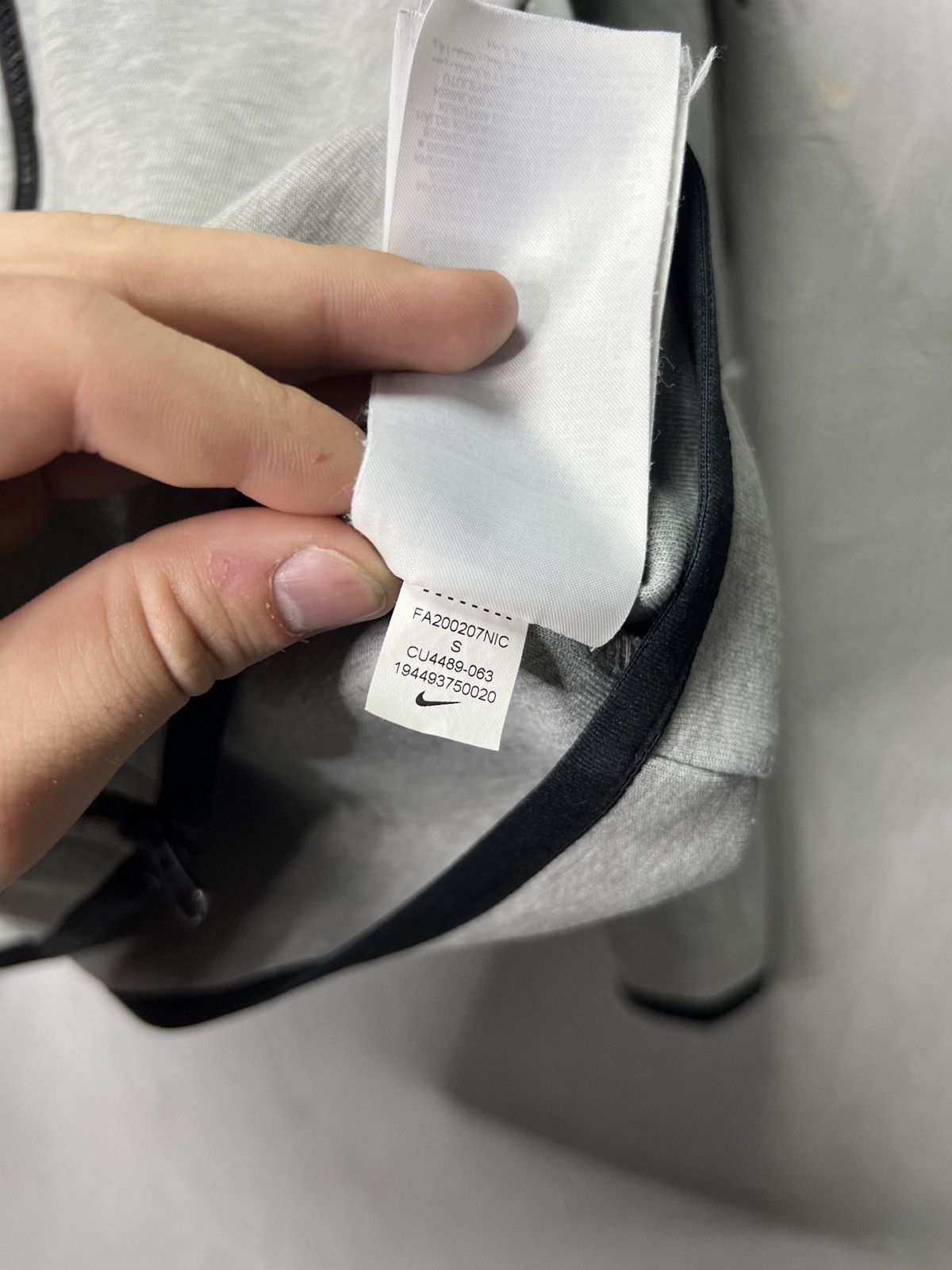 Nike Vintage Nike Tech Fleece Zip-Up Hoodie Drill S Size US S / EU 44-46 / 1 - 9 Thumbnail