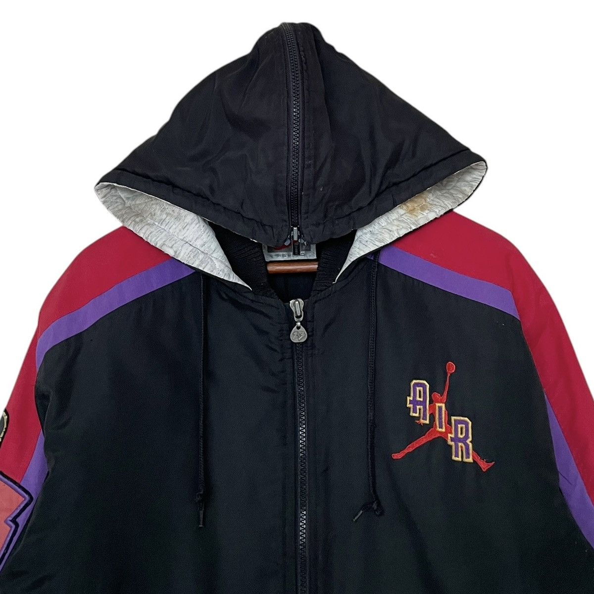 Nike × Vintage Vintage Brand Nike Air Jordan Hoodie Jacket 1990s Size US M / EU 48-50 / 2 - 7 Thumbnail