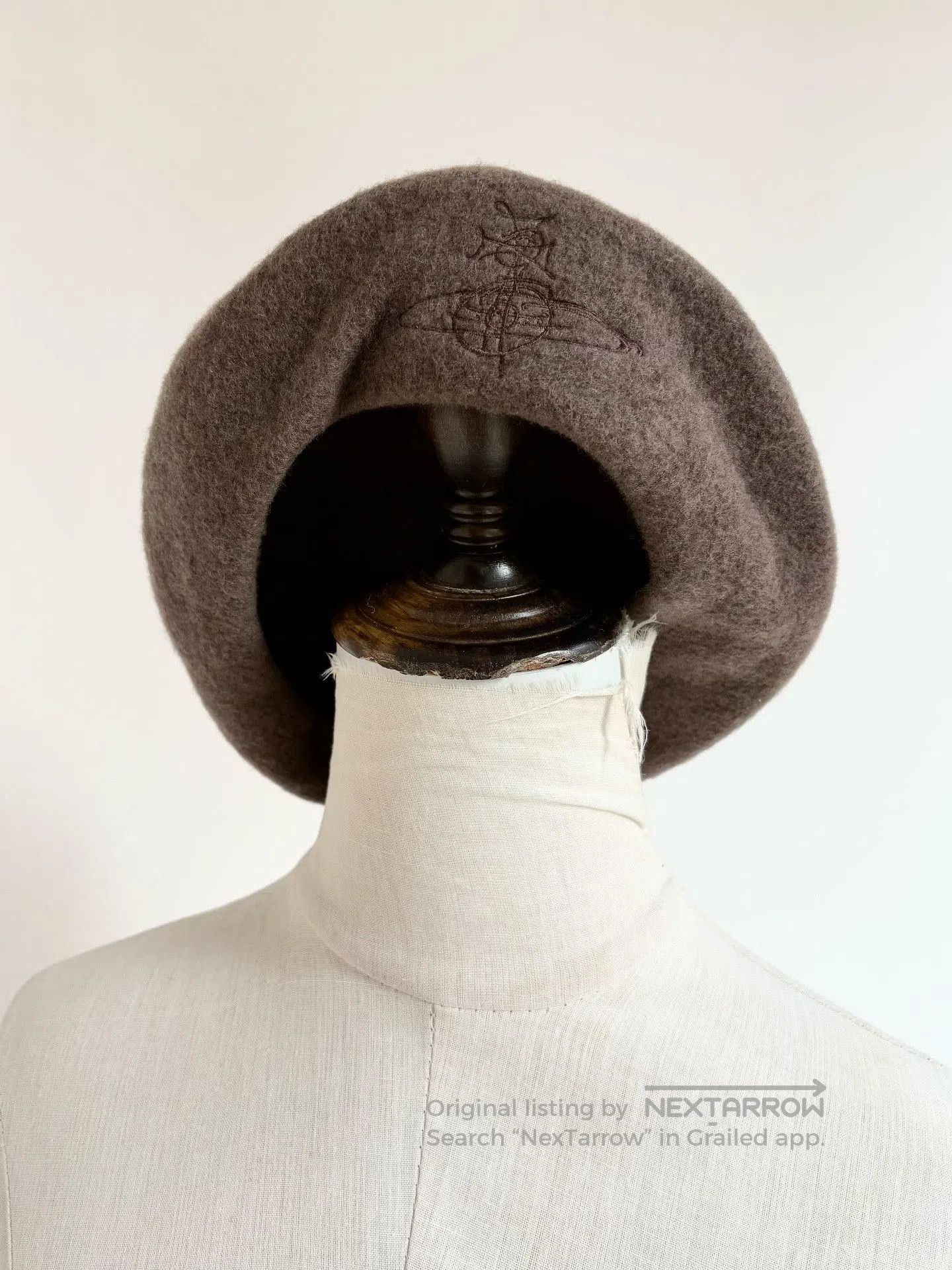 Vivienne Westwood Vivienne Westwood Vintage Brown Saturn Beret. Size ONE SIZE - 5 Thumbnail