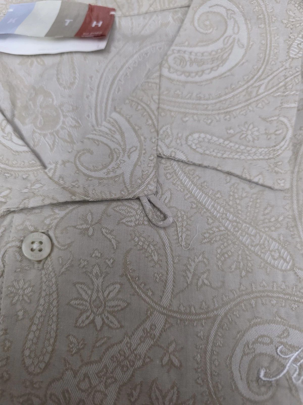 Kith Kith Paisley Jacquard Thompson Camp Collar Shirt Veil Color Size US L / EU 52-54 / 3 - 11 Thumbnail