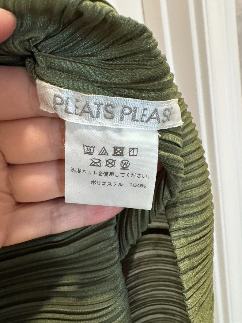 Issey Miyake Issey Miyake Green pleated dress Size S / US 4 / IT 40 - 2 Thumbnail