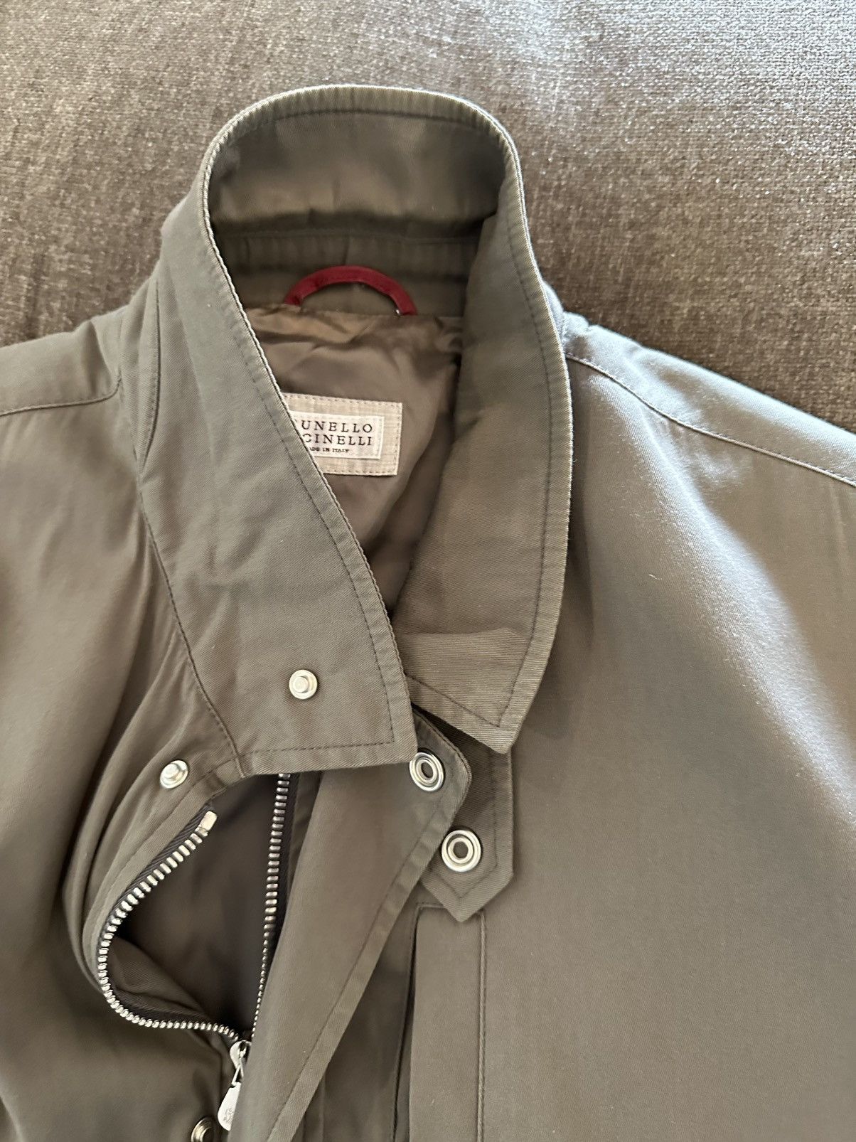 BRUNELLO SAFARI JACKET CASHMERE LINING