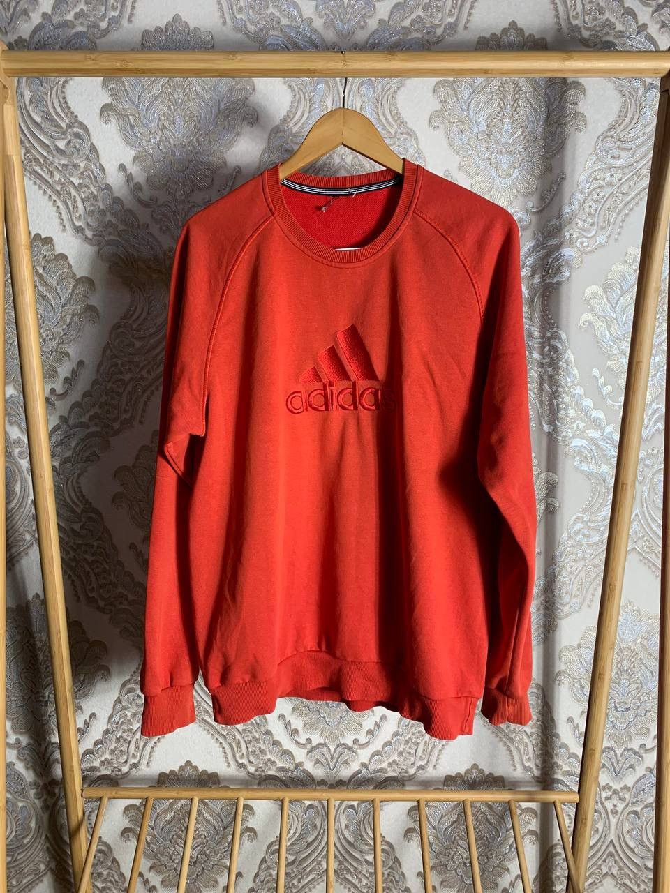 VERY RARE ADIDAS SWEATSHIRT BIG LOGO Y2K RETRO 90s HYPE
