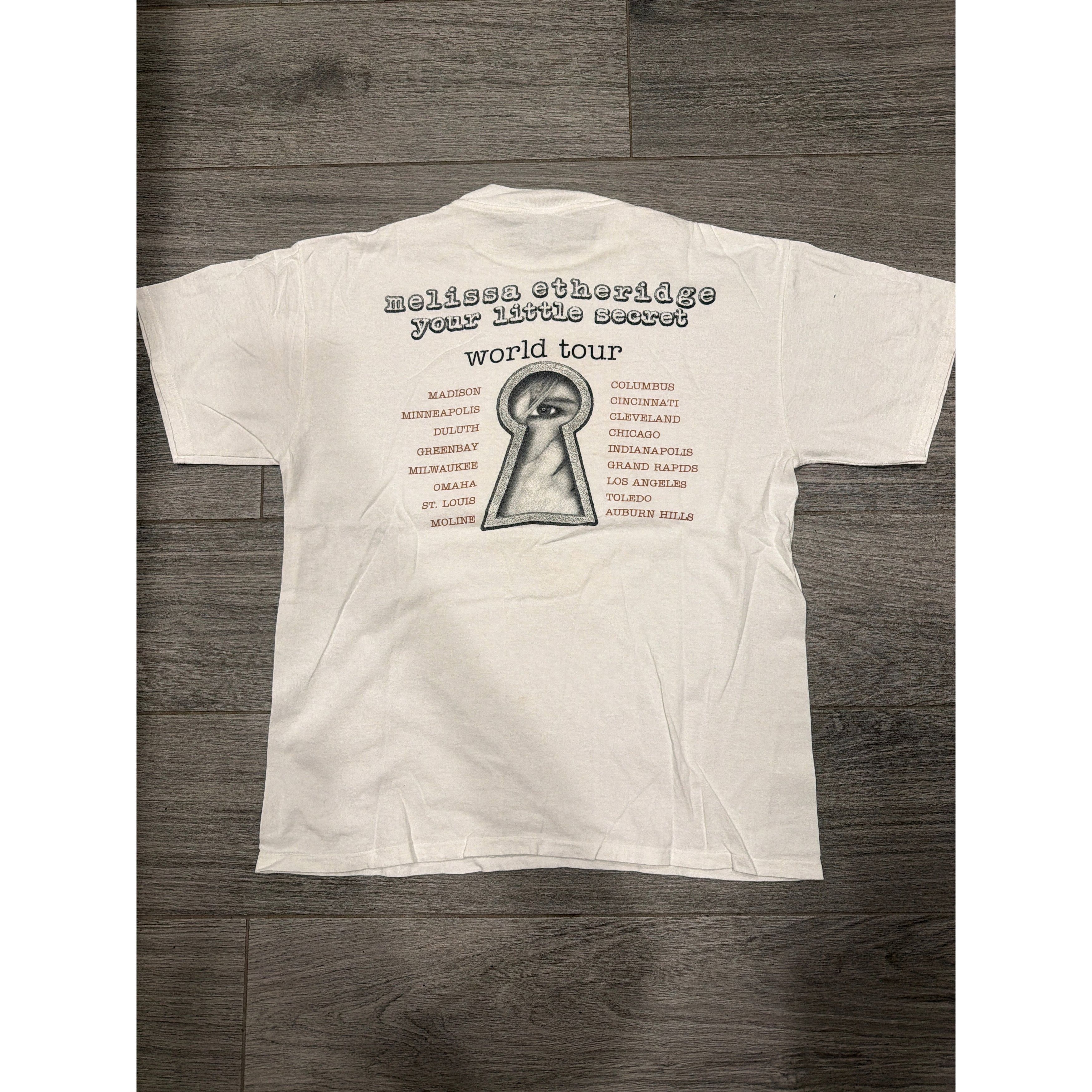 Other 1996 Melissa Etheridge Your Little Secret Tour Large White T Size US L / EU 52-54 / 3 - 3 Thumbnail
