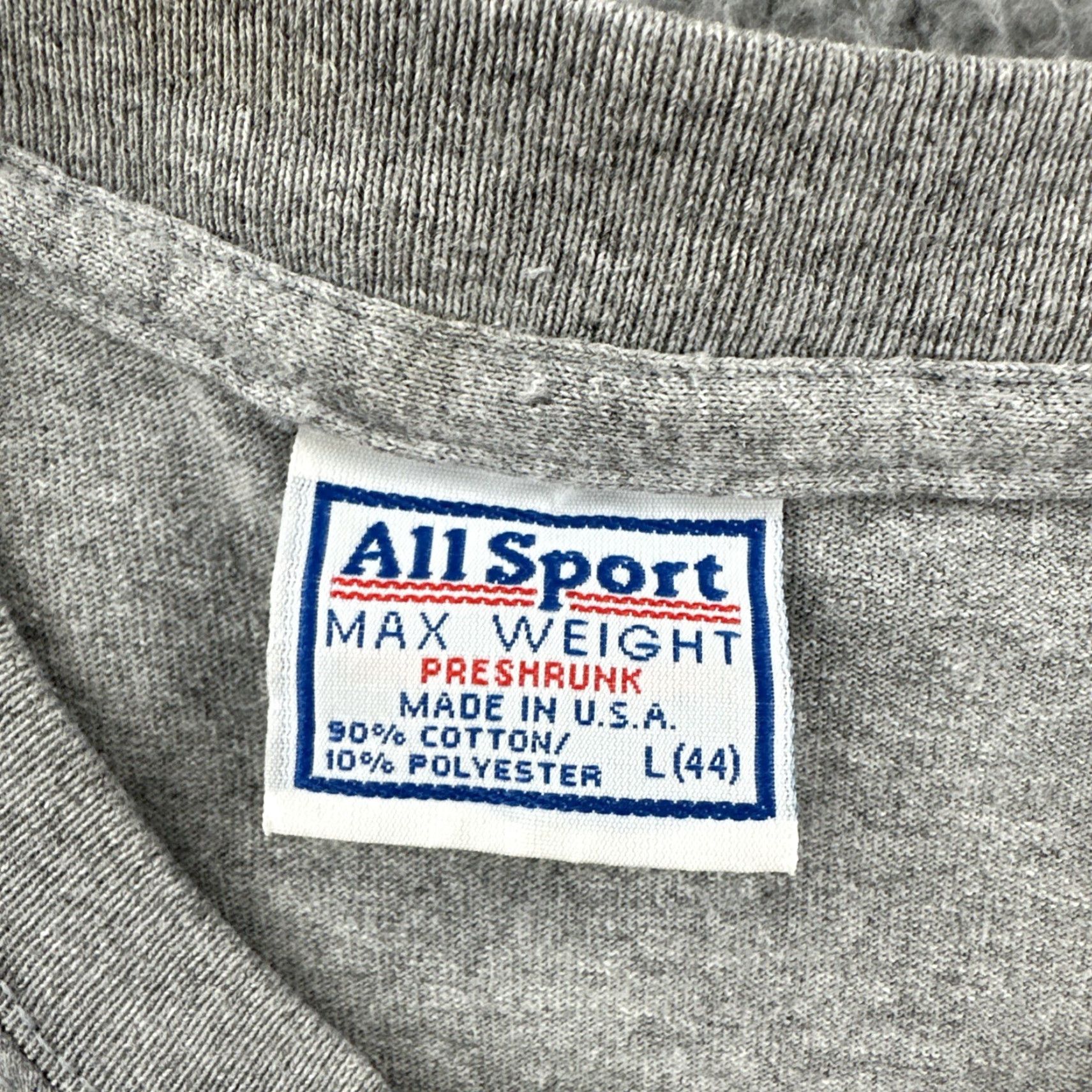 Vintage VINTAGE All Sport Shirt Gray 90s USA Climb The Northwest Mens L White? Size US L / EU 52-54 / 3 - 7 Thumbnail