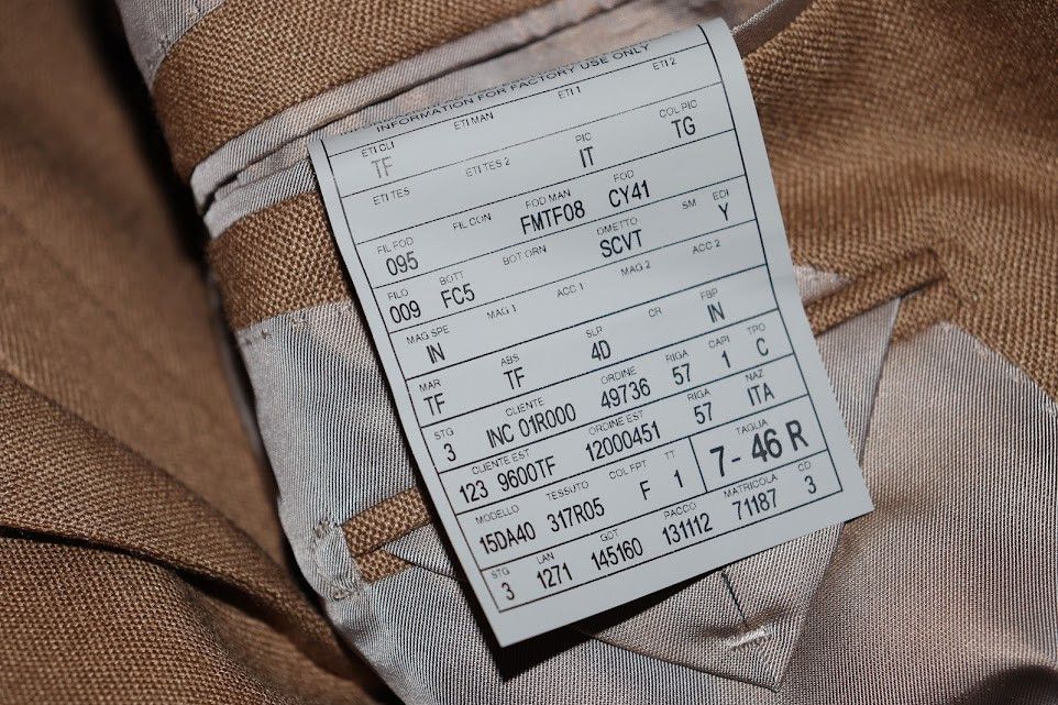 Tom Ford o1rshd1 New Spencer Giacca Jacket in Tan Size US S / EU 44-46 / 1 - 12 Thumbnail