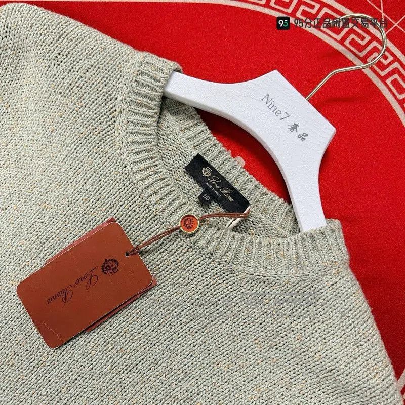 Loro Piana Loro Piana Men's Ribbed Crewneck Knit Top. Size US M / EU 48-50 / 2 - 3 Thumbnail