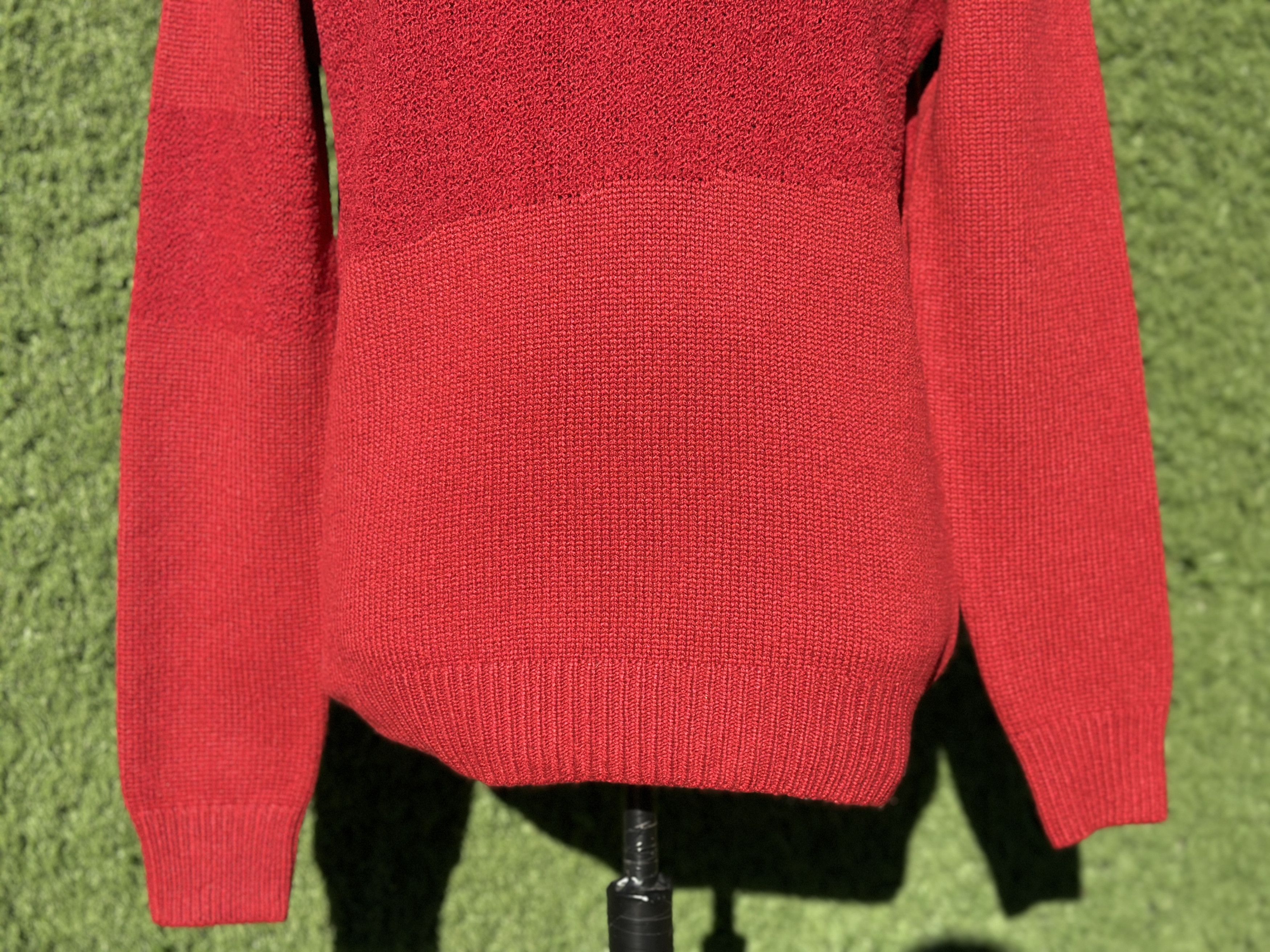 Hermes Rare Hermès Cashmere Blend Half-Zip Knit Sweater Size XL Size US XL / EU 56 / 4 - 4 Thumbnail
