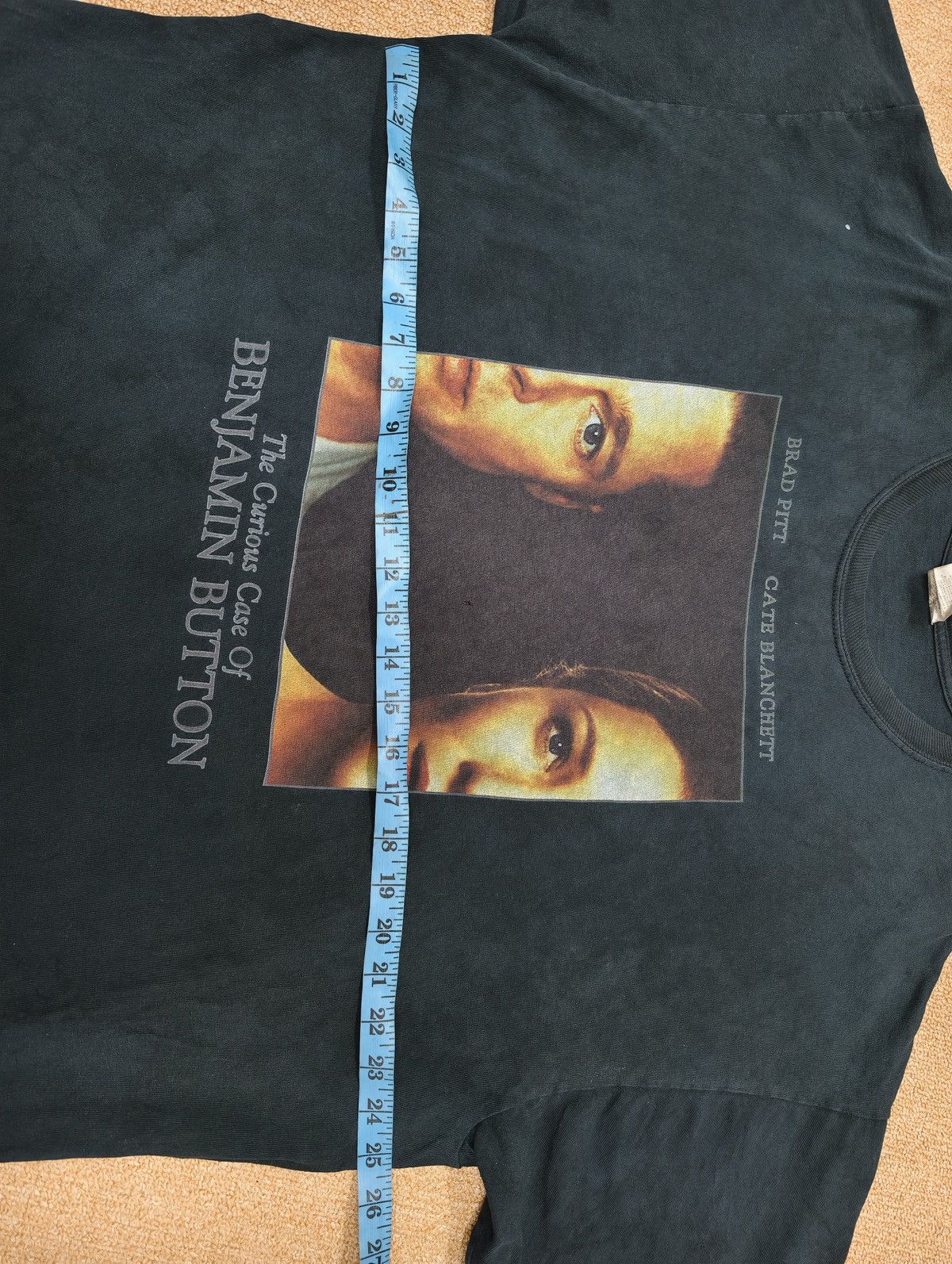 Vintage Benjamin button Movie Tshirt Size US XL / EU 56 / 4 - 3 Thumbnail