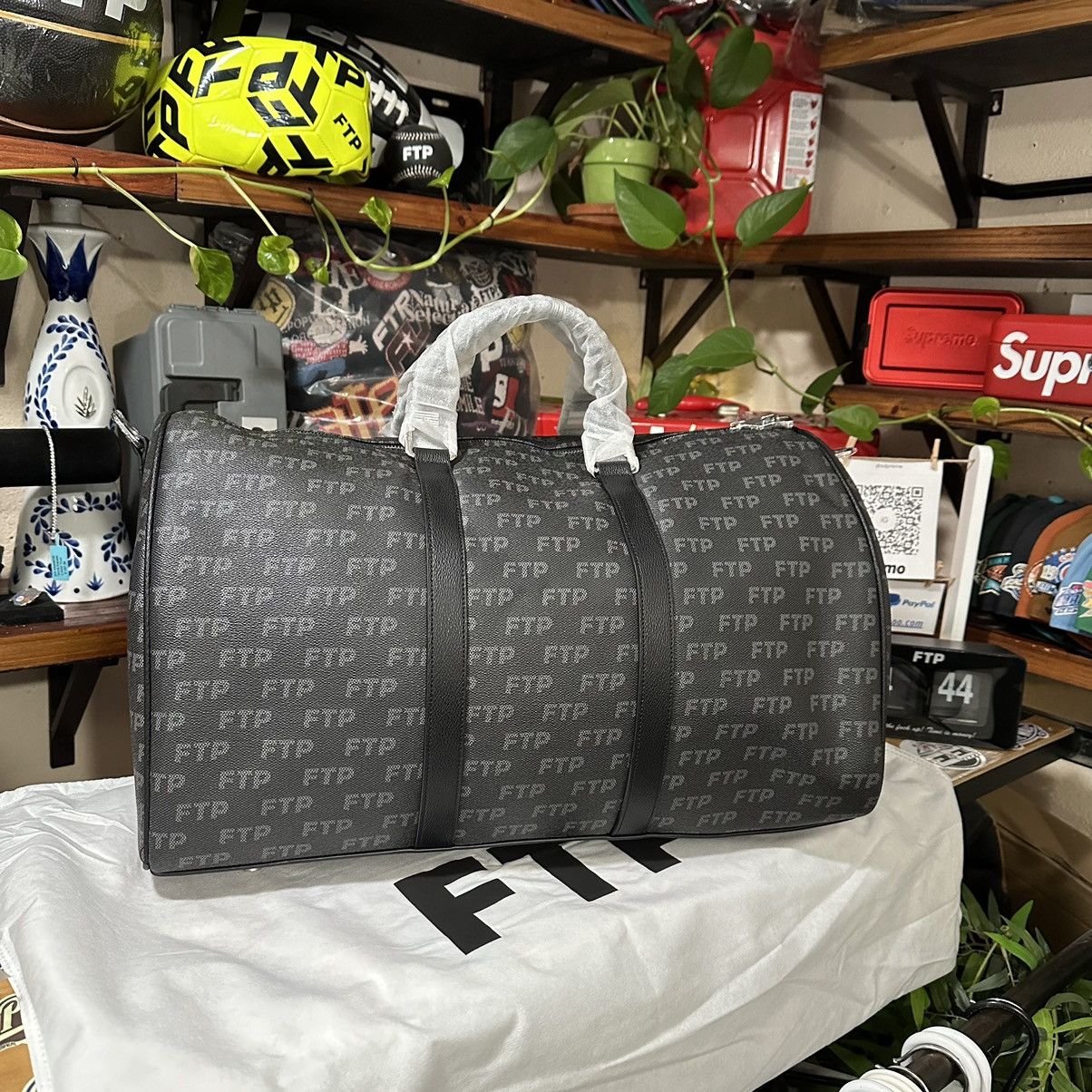 Fuck The Population FTP Damier Duffel bag with strap (black) Size ONE SIZE - 2 Thumbnail