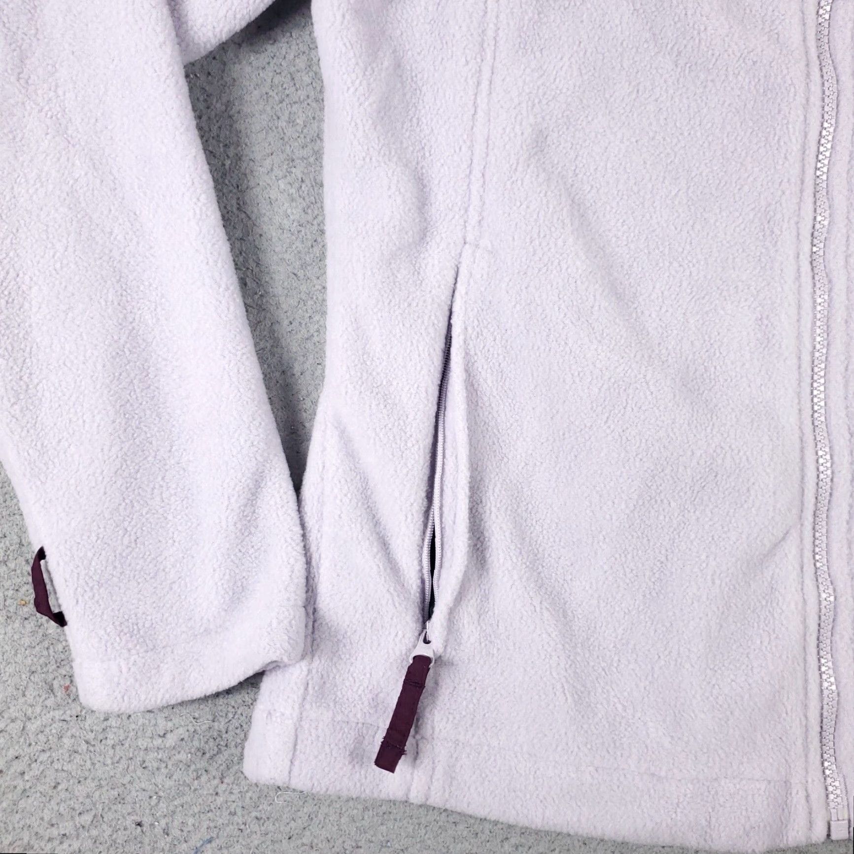 Vintage Columbia Jacket Womens Small Purple Fleece Full Zip Up Sweater Ladies Size S / US 4 / IT 40 - 4 Thumbnail